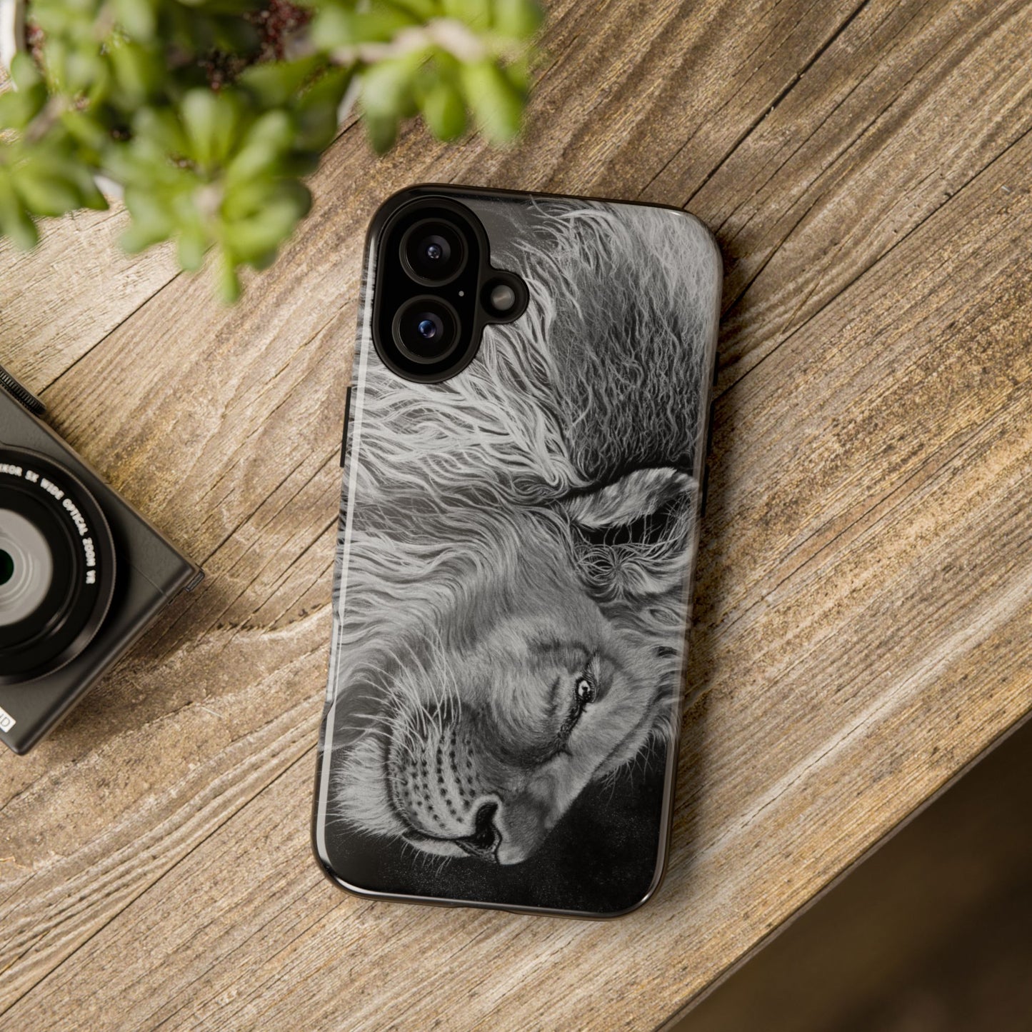 King of Cool, Lion Phone Case, Tough & Artistic Smartphone Case