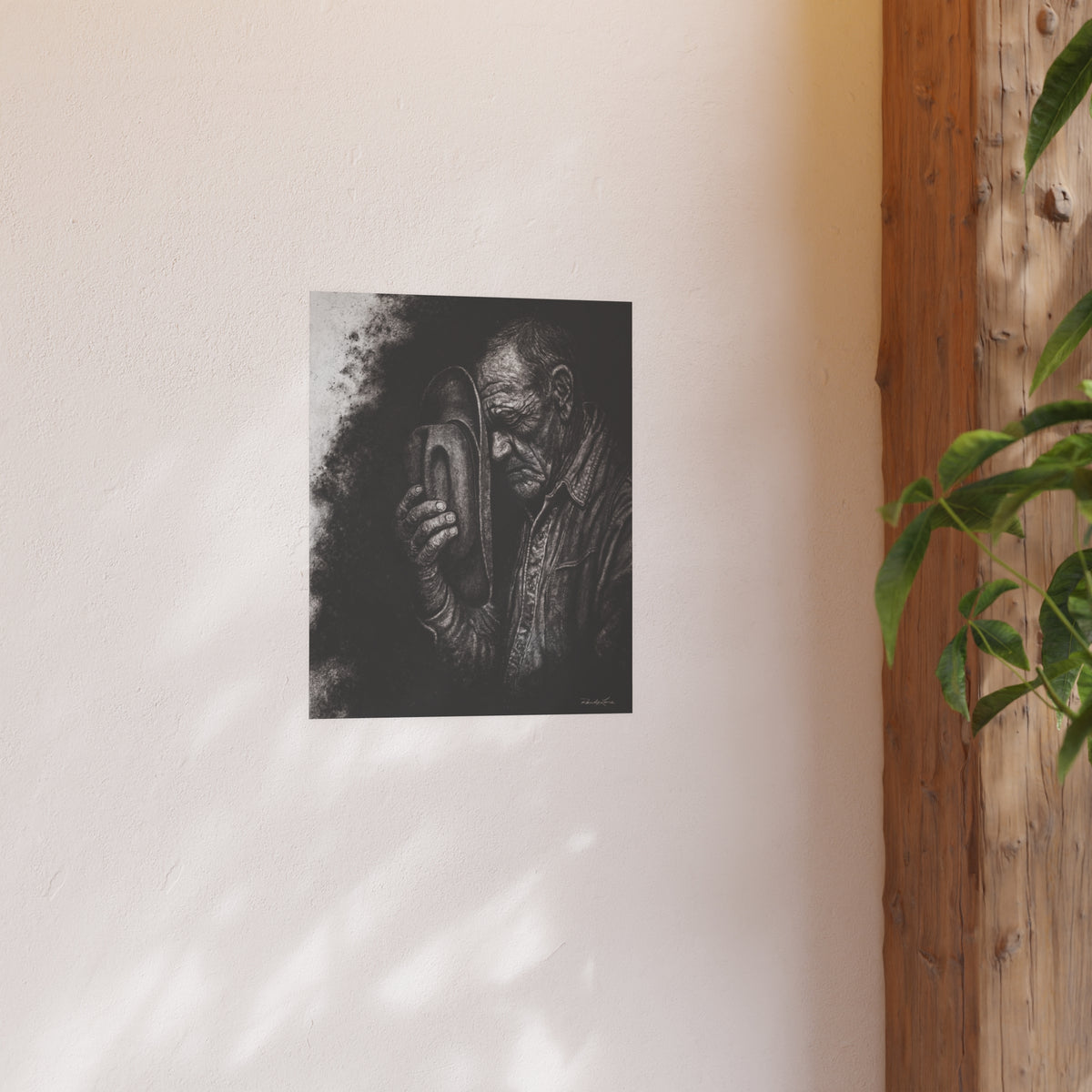 Cowboys Prayer, Rodeo Cowboy Praying Fine Art Print (Satin & Archival Matte)