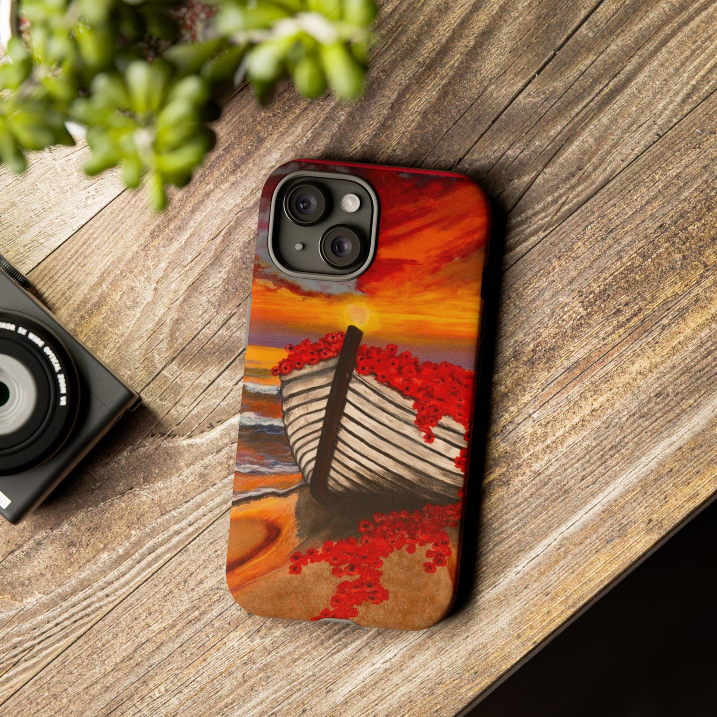 Grace Garden, Phone Case with Boat Design, Tough Cases