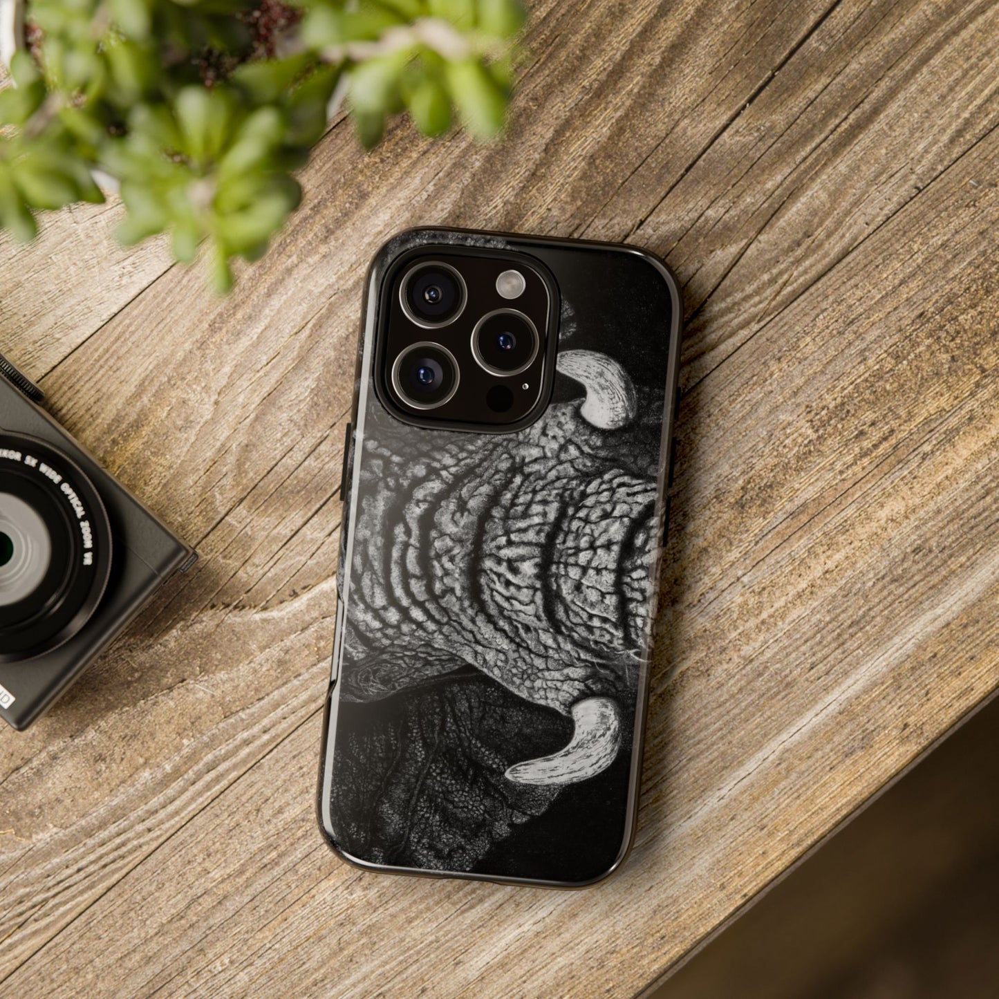 Ebony and Ivory, Elephant Phone Case, Tough Cases