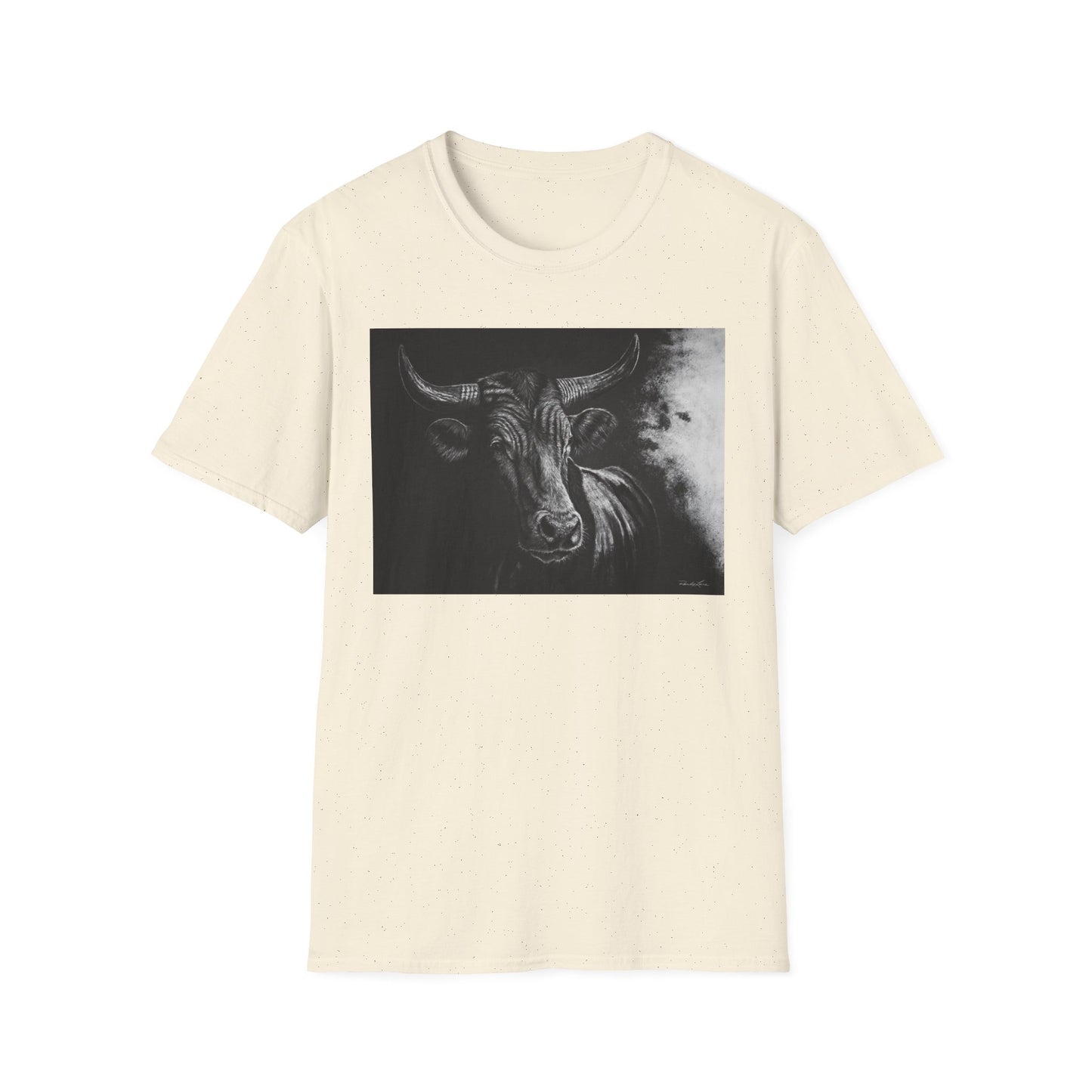 Stonebreaker. Bucking Bull Graphic Unisex Softstyle T-Shirt
