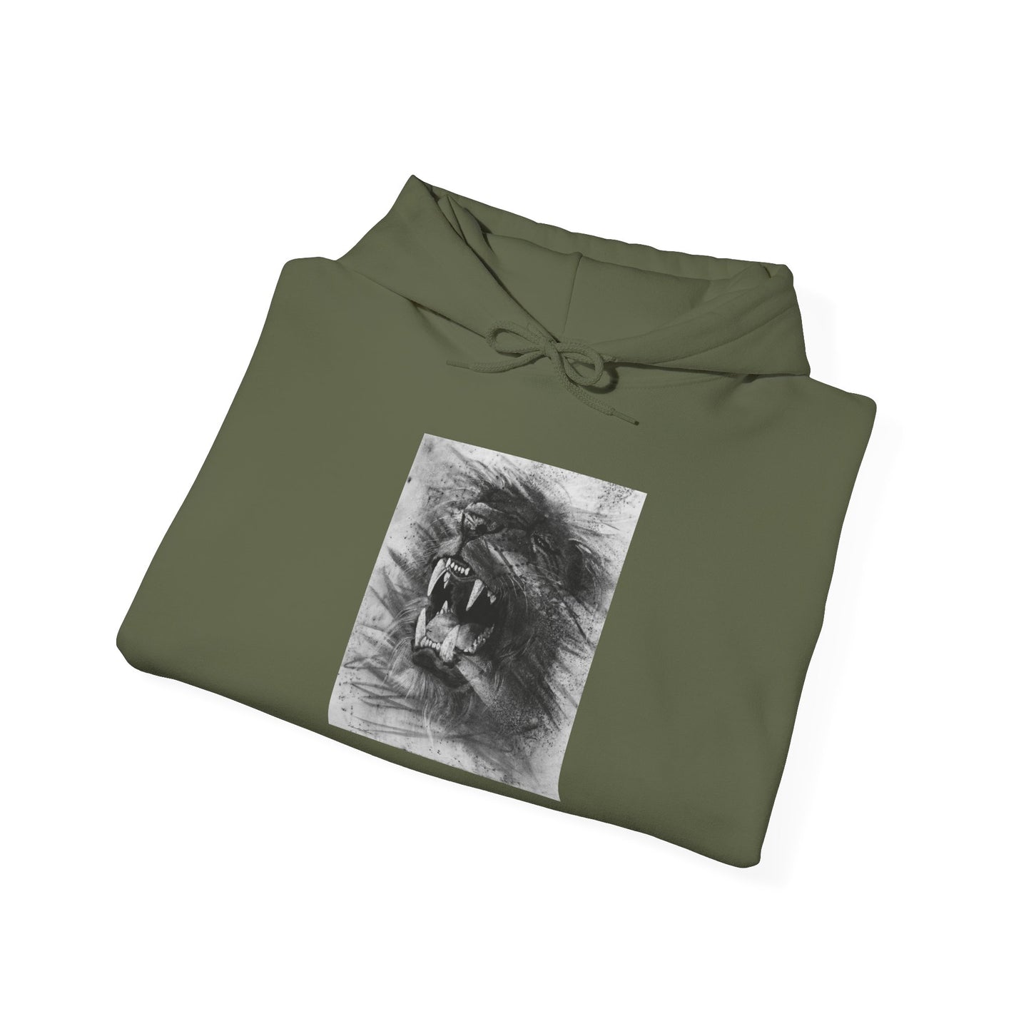 Let the Lion Roar, Lion Graphic Hoodie, Unisex Heavy Blend Hooded Sweatshirt