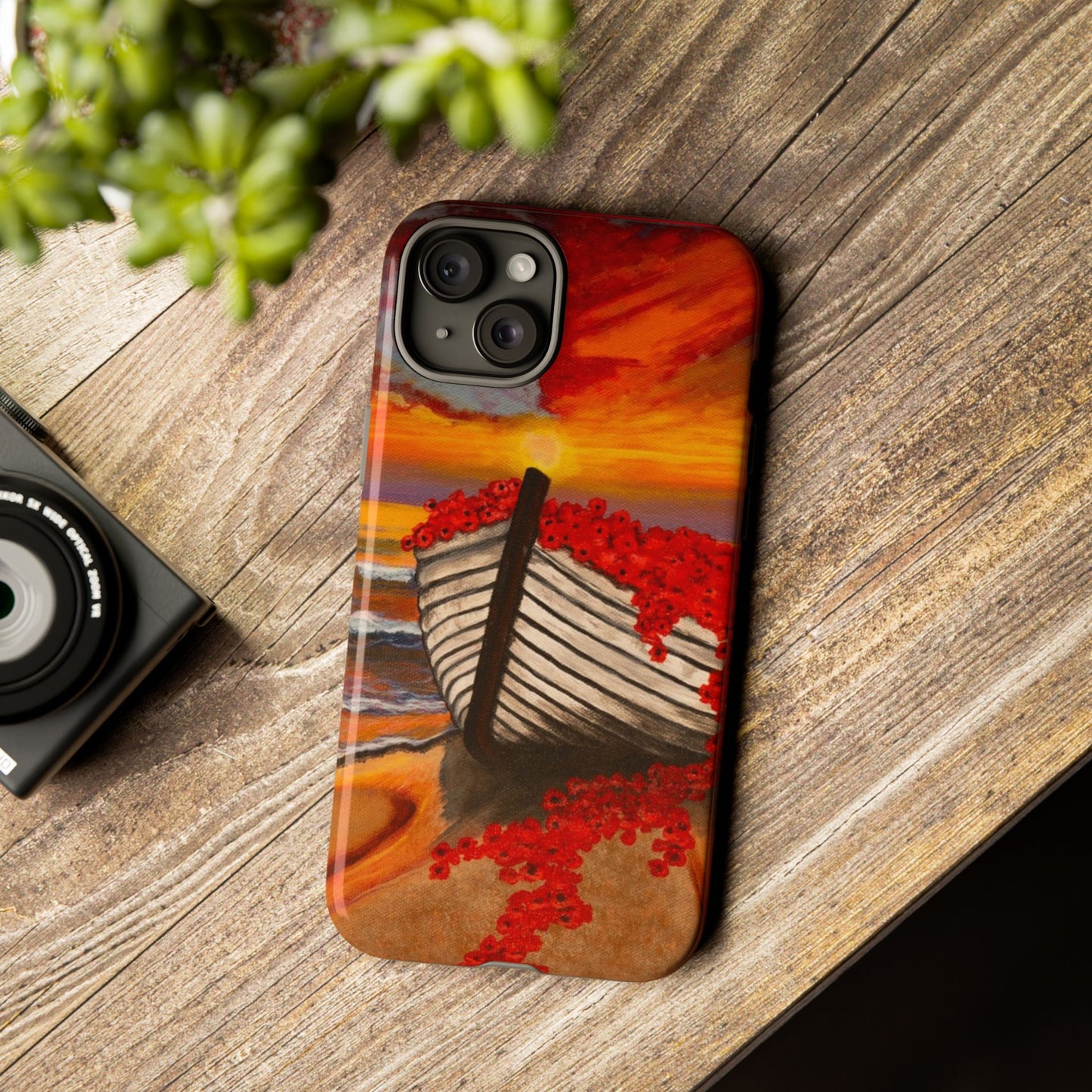 Grace Garden, Phone Case with Boat Design, Tough Cases