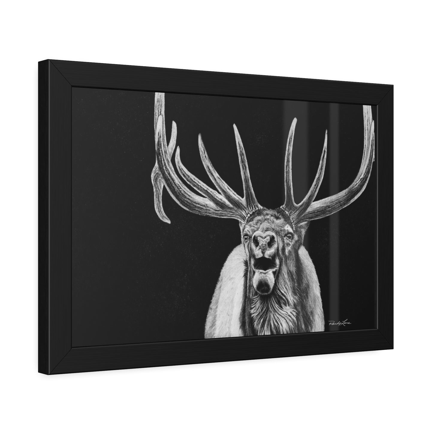 Heavy is the Crown, Framed Elk Fine Art Print