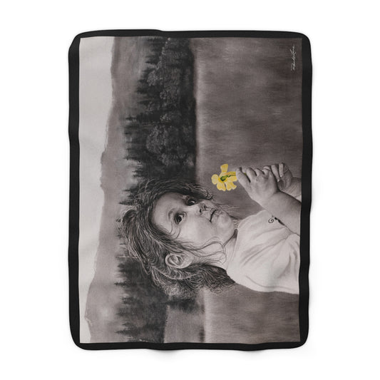Hope, Cozy Sherpa Fleece Blanket