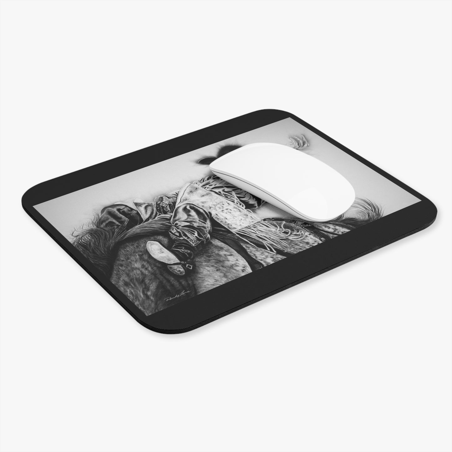 Go Time. Rodeo Cowboy Mouse Pad