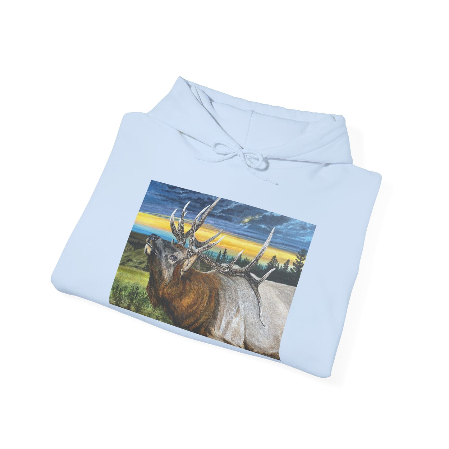 Sunset Serenade, Elk Unisex Hoodie