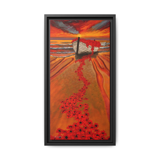 Grace Garden, Vibrant Framed Canvas Art