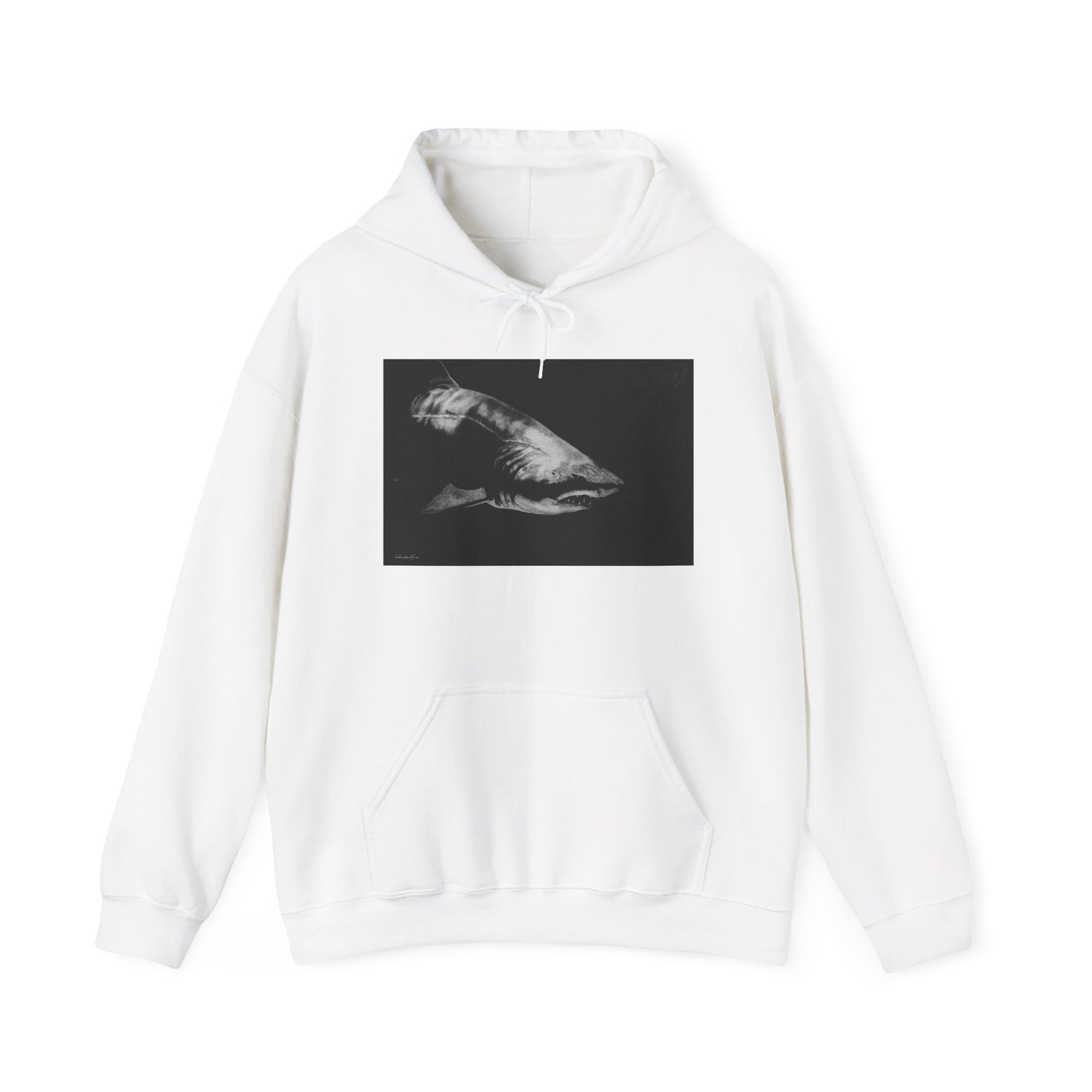 Below, Shark theme Unisex Hoodie