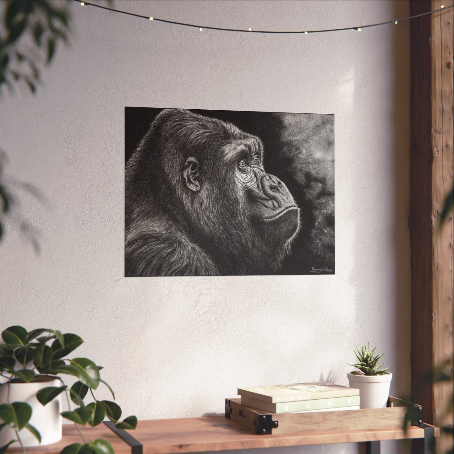 Gorilla, Majestic Gorilla Fine Art Print