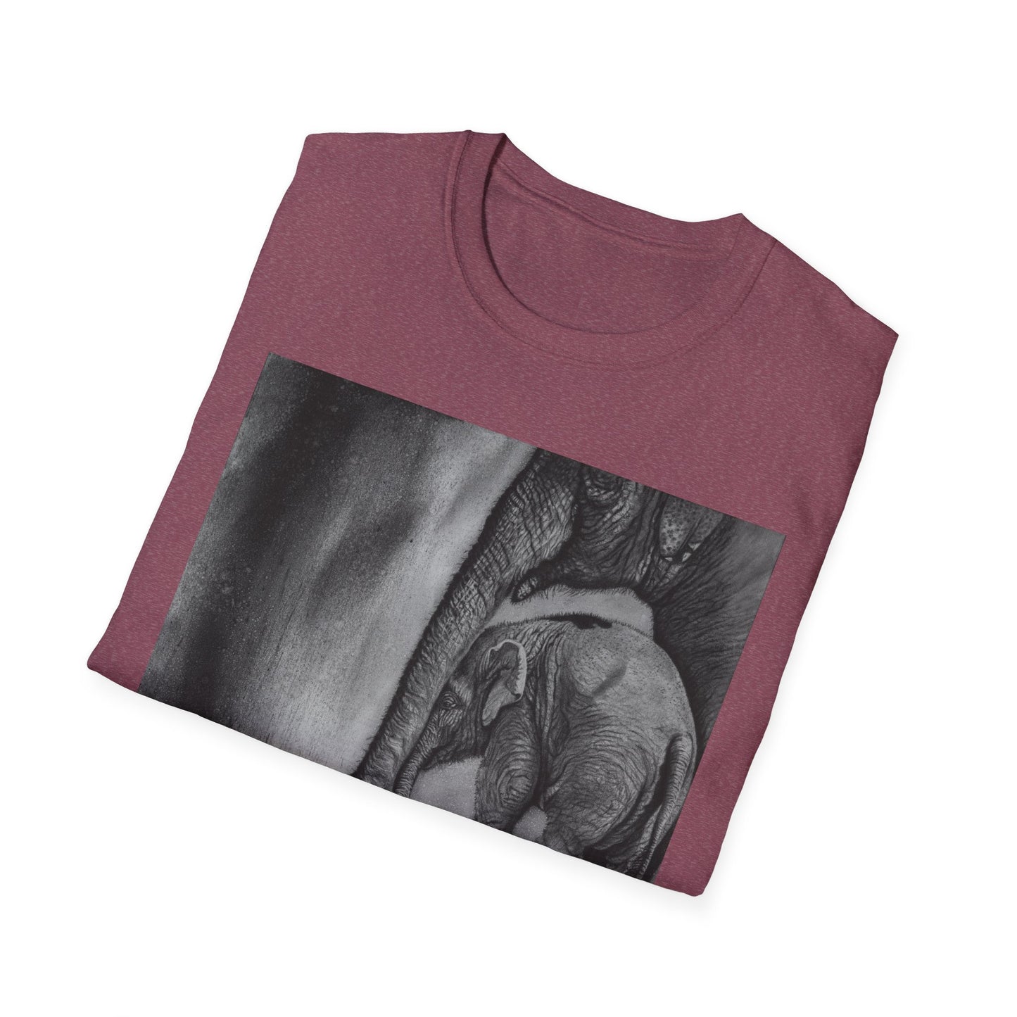 Trunks of Love, Elephant Unisex Softstyle T-Shirt