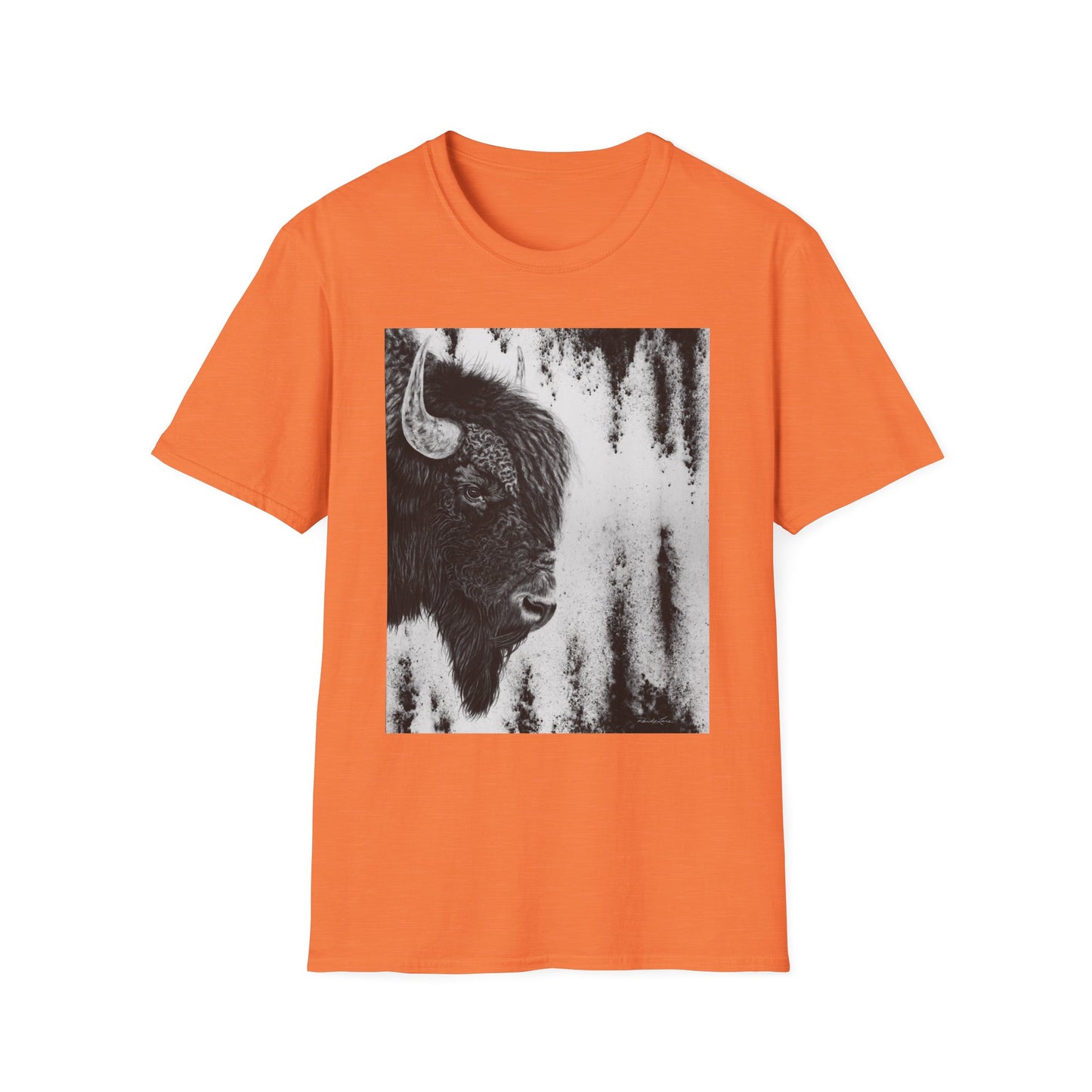 Pride, Bison Graphic Tee, Unisex Softstyle T-Shirt