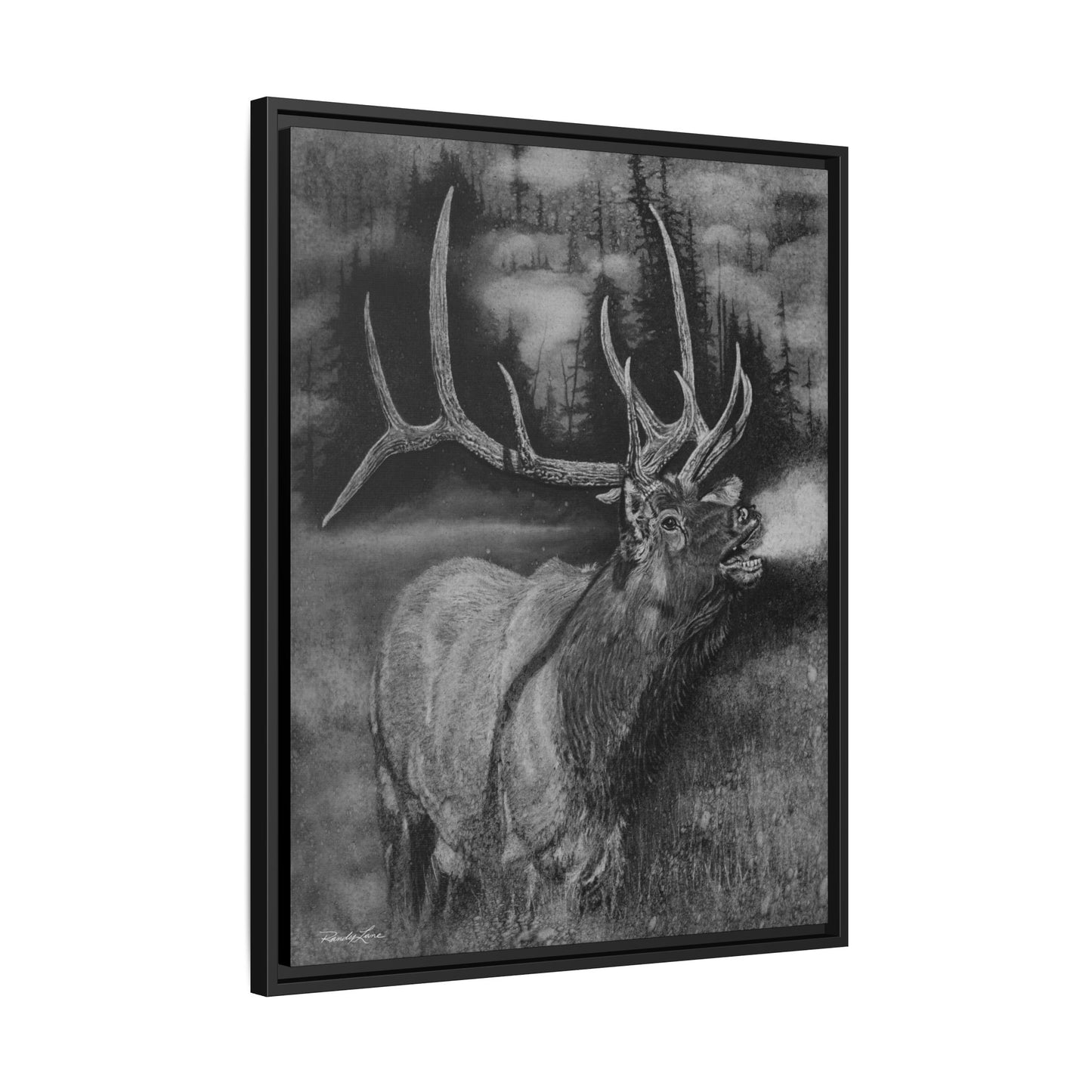 Mountain Music, Framed Elk Print