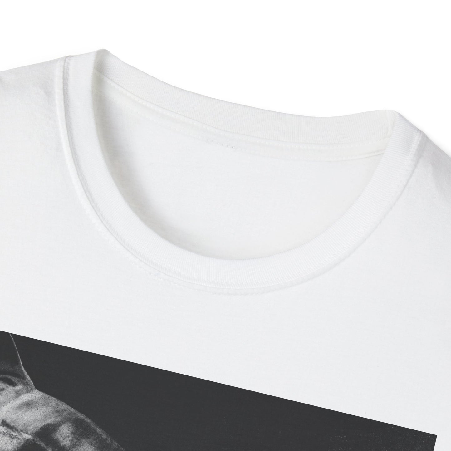 Below, Shark theme Unisex Soft T-Shirt