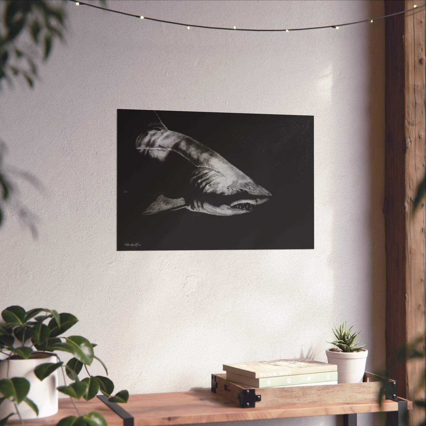 Below, Shark Fine Art Print