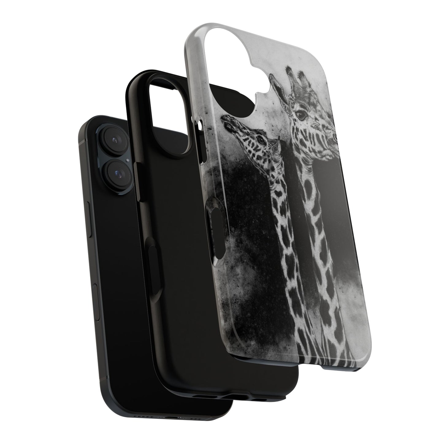 Grace in the Grassland, Giraffe Tough Phone Cases