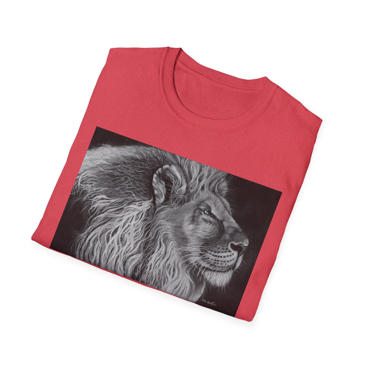 King of Cool, Lion Graphic Tee - Unisex Softstyle T-Shirt