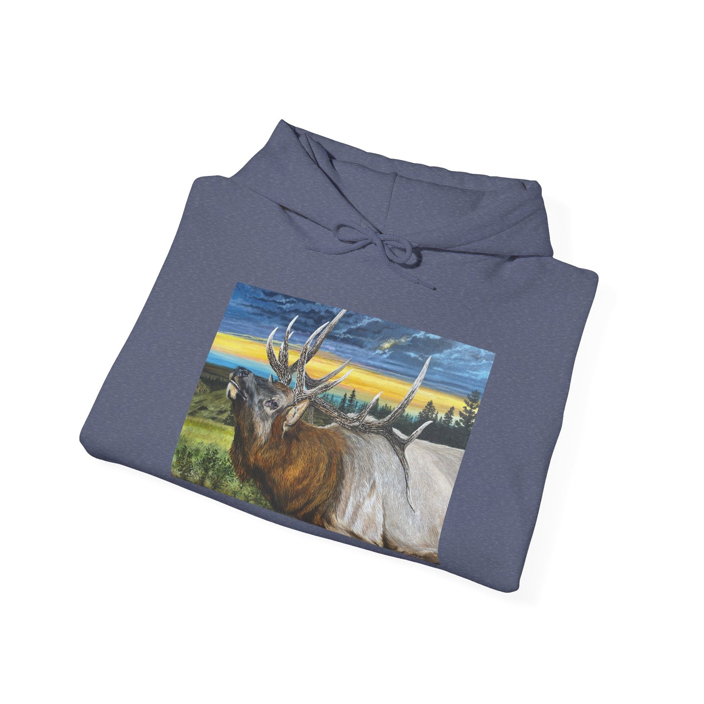 Sunset Serenade, Elk Unisex Hoodie