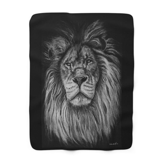 The Mane Event, Lion Sherpa Fleece Blanket