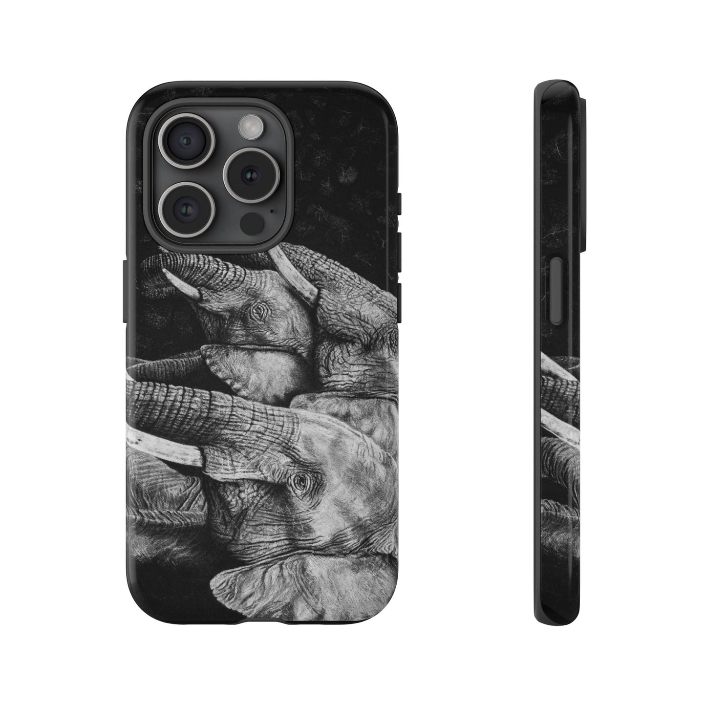 Brushland Bond. Elephant Art Tough Phone Case