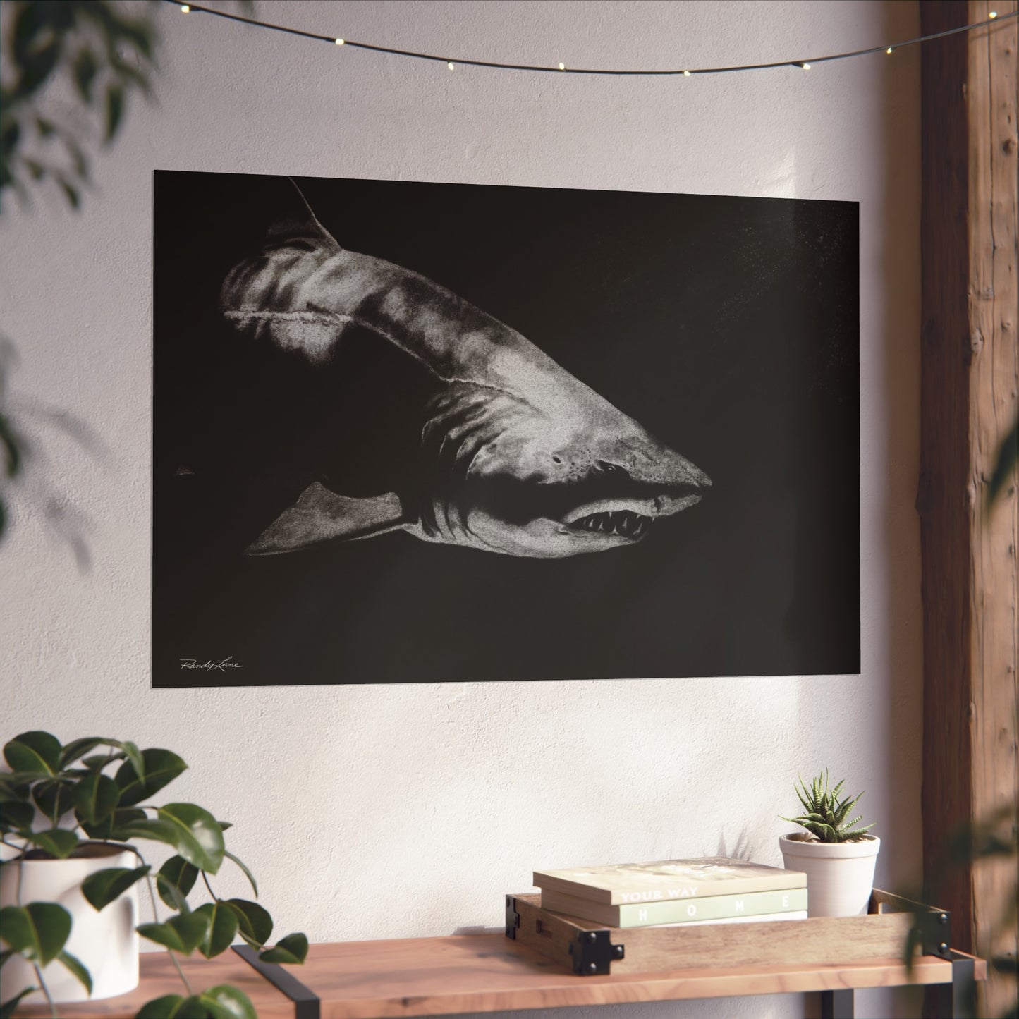 Below, Shark Fine Art Print