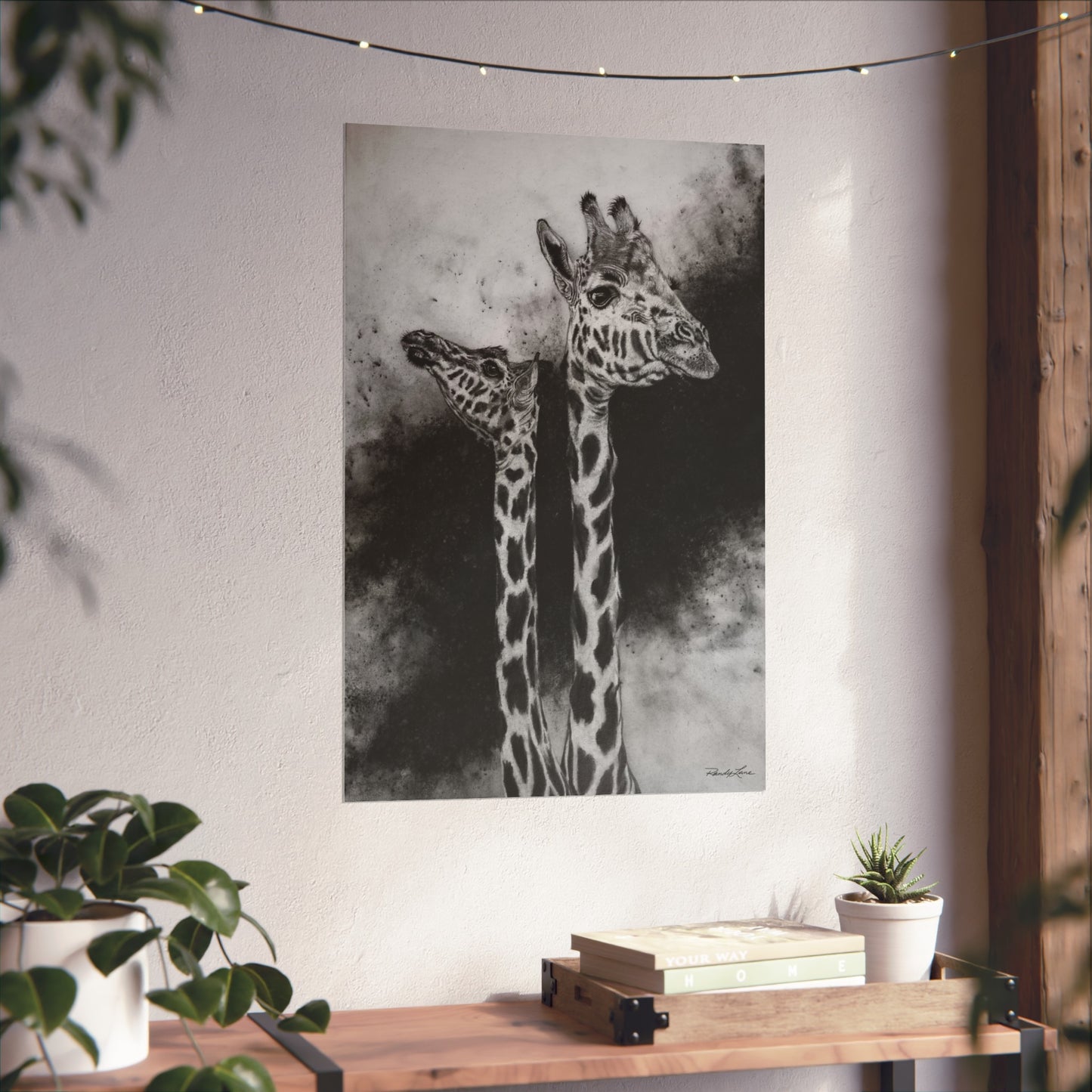 Grace in the Grasslands, Fine Art Giraffe Prints