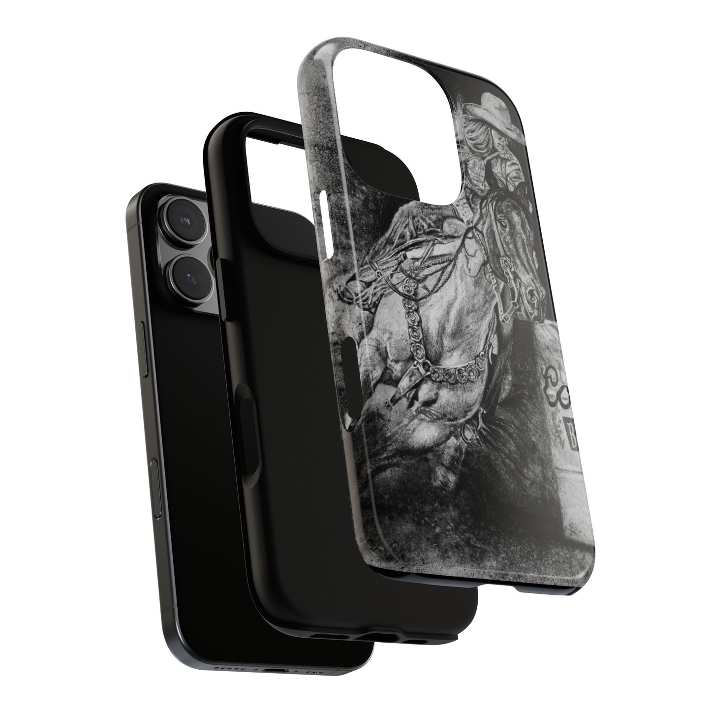 Sophie's Run. Rodeo Barrel Racer Phone Case