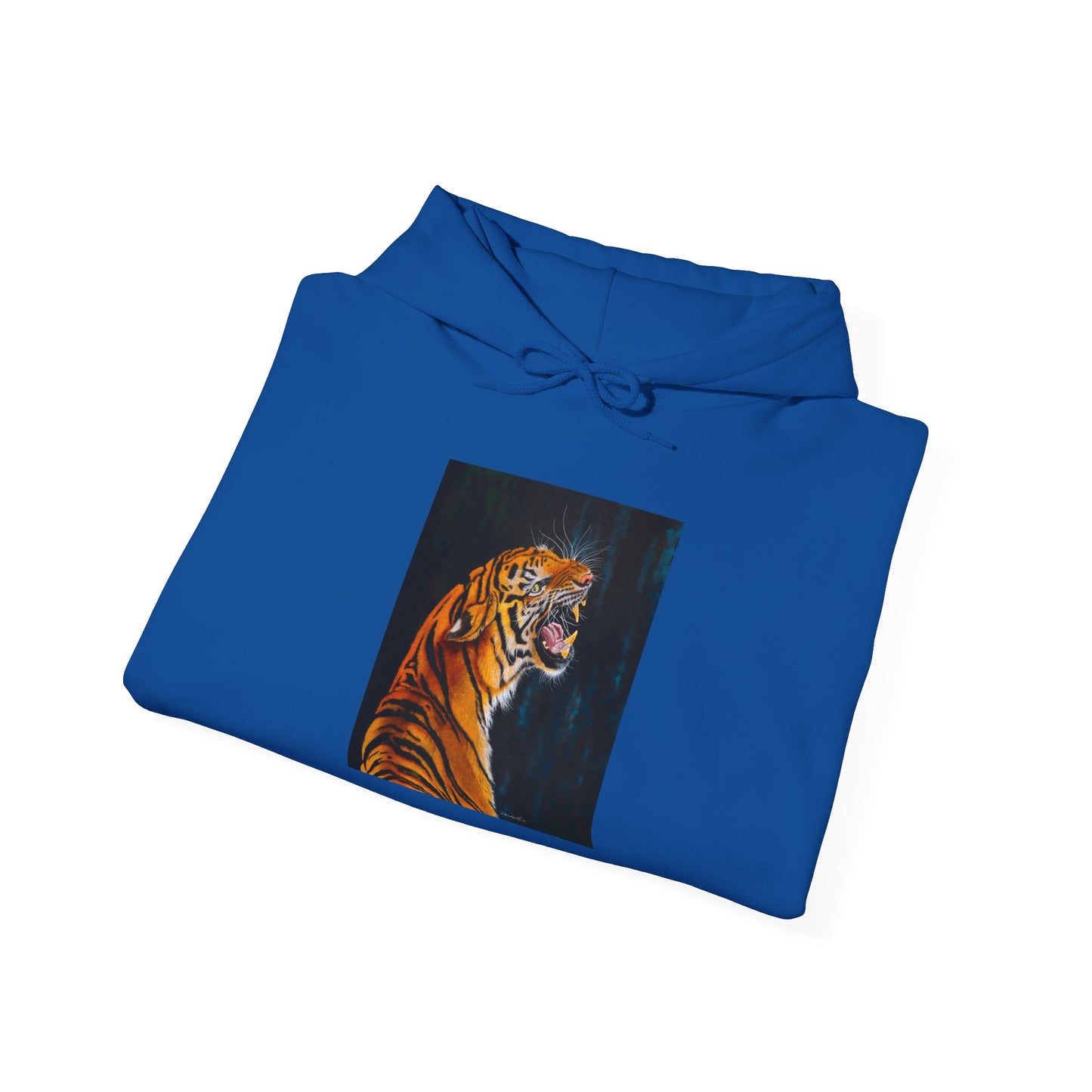 Beautifully Bold, Roaring Tiger-Themed Unisex Heavy Blend™ Hooded Sweatshirt