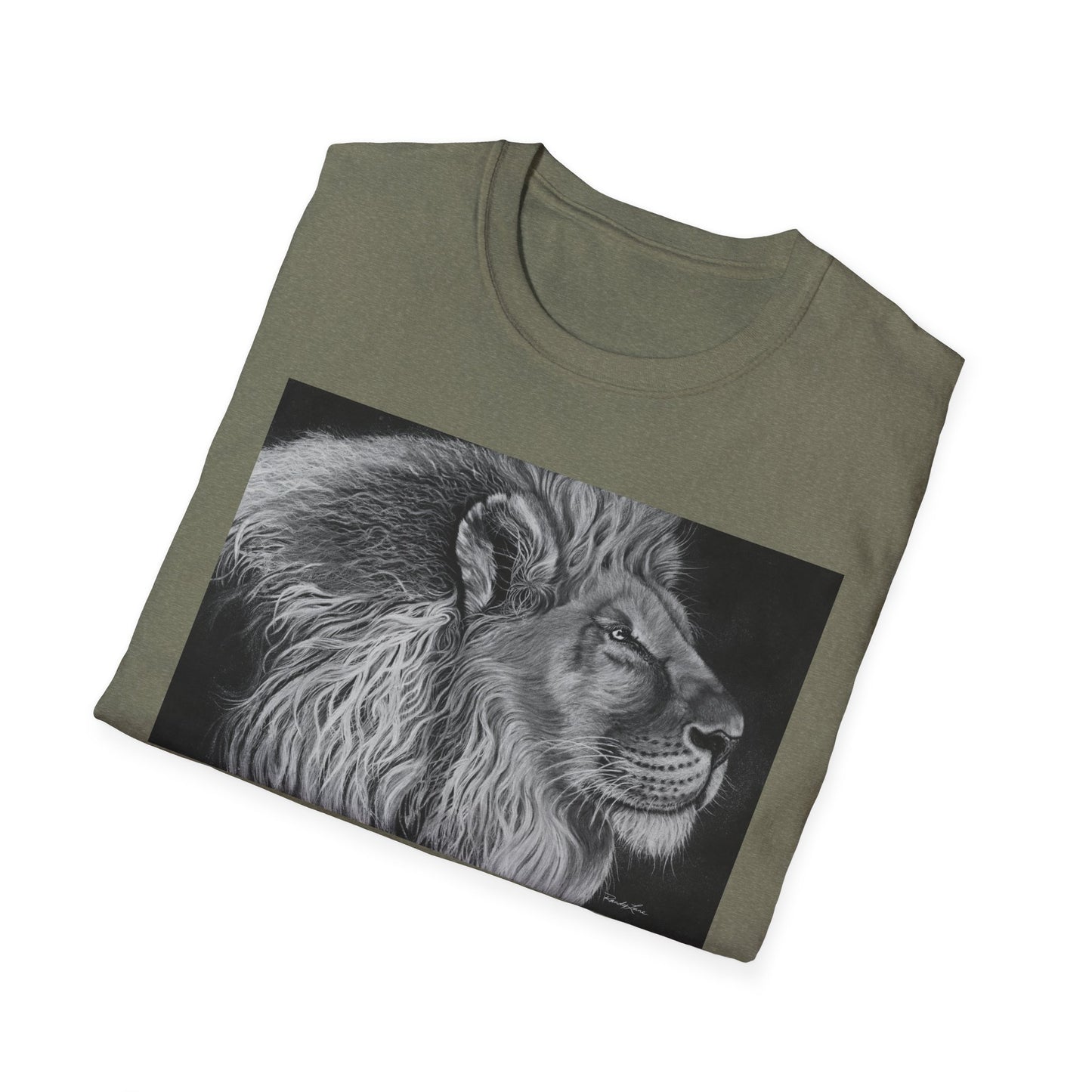 King of Cool, Lion Graphic Tee - Unisex Softstyle T-Shirt