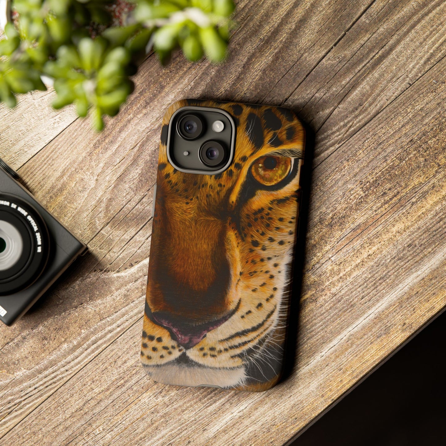 Windows to the Soul, Leopard Phone Case| Tough Cases