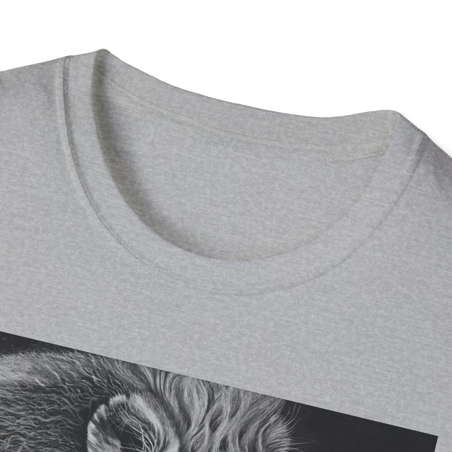 King of Cool, Lion Graphic Tee - Unisex Softstyle T-Shirt