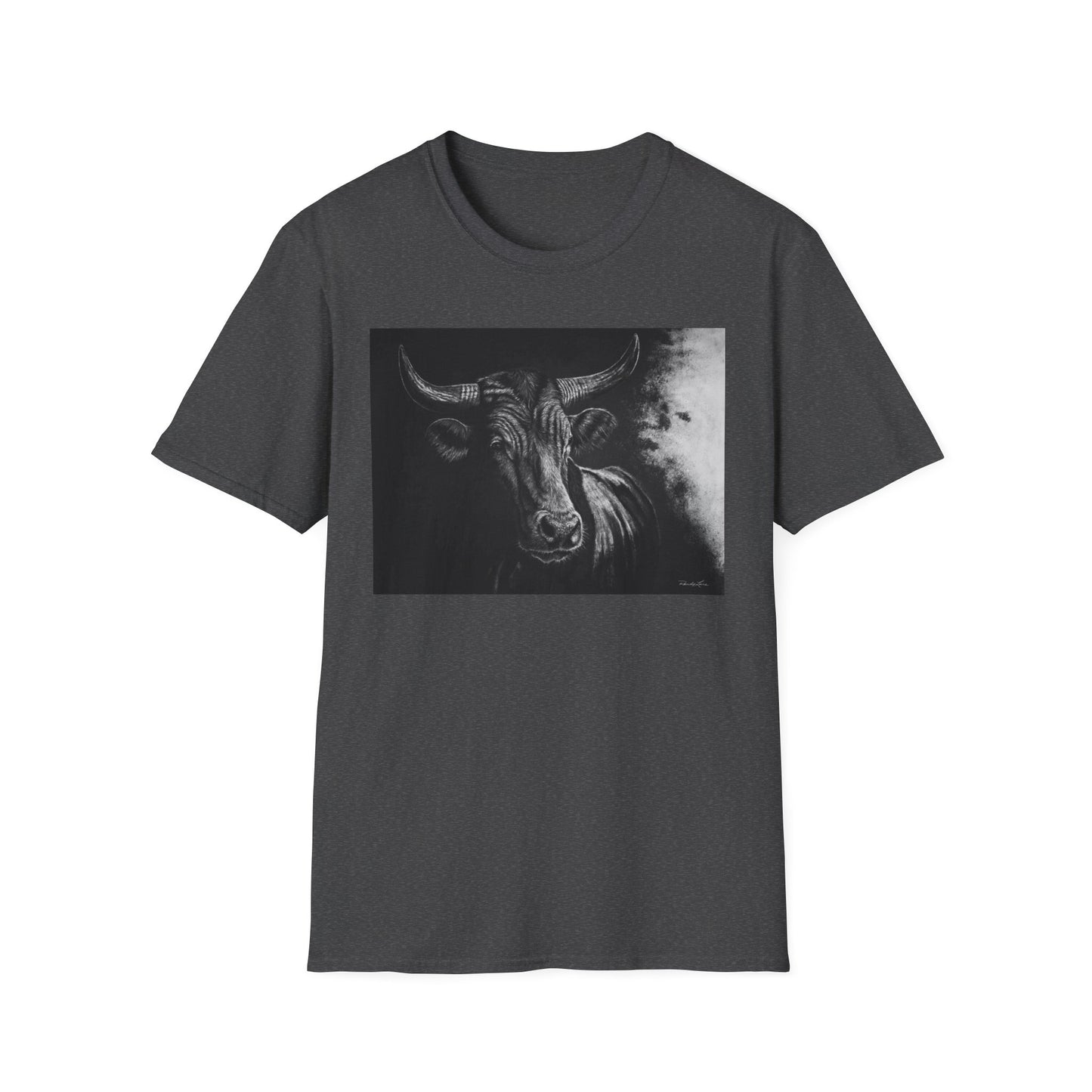 Stonebreaker. Bucking Bull Graphic Unisex Softstyle T-Shirt