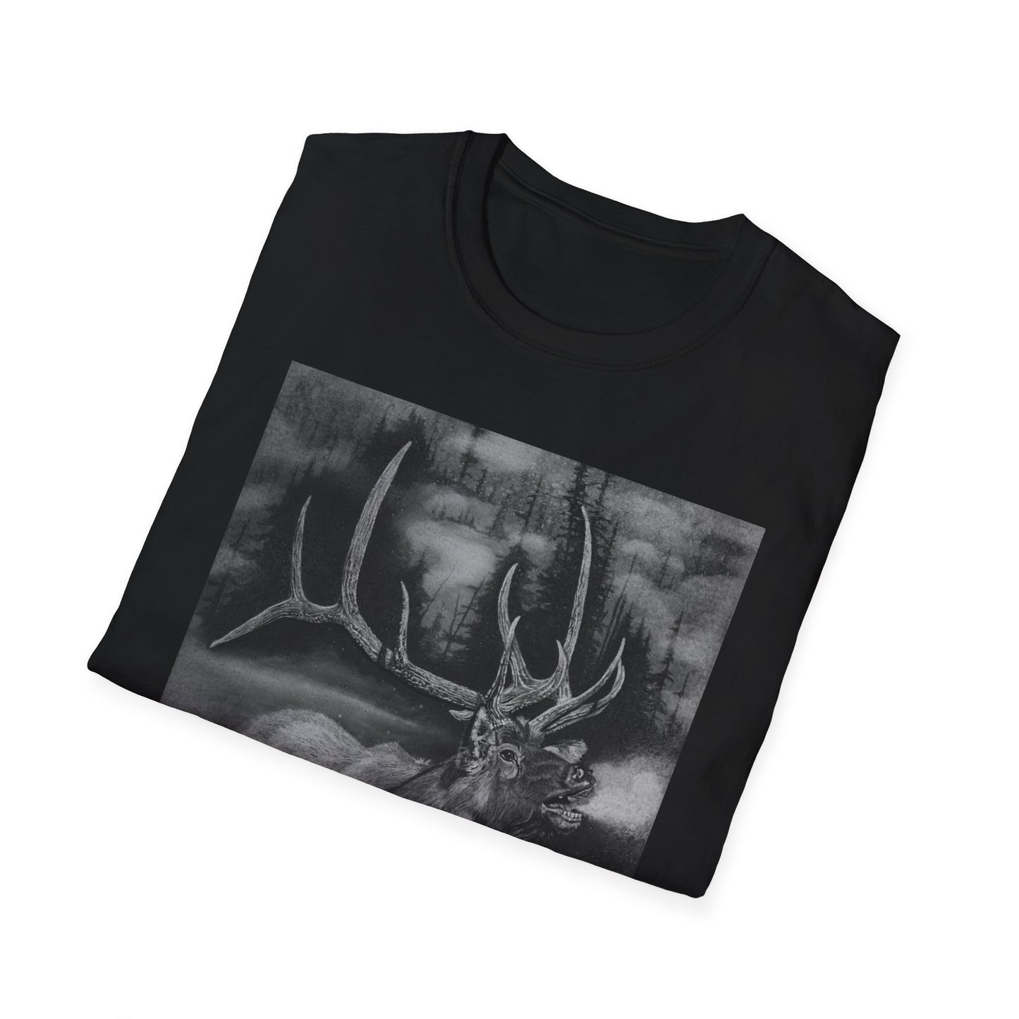 Mountain Music, Elk Unisex Soft T-Shirt