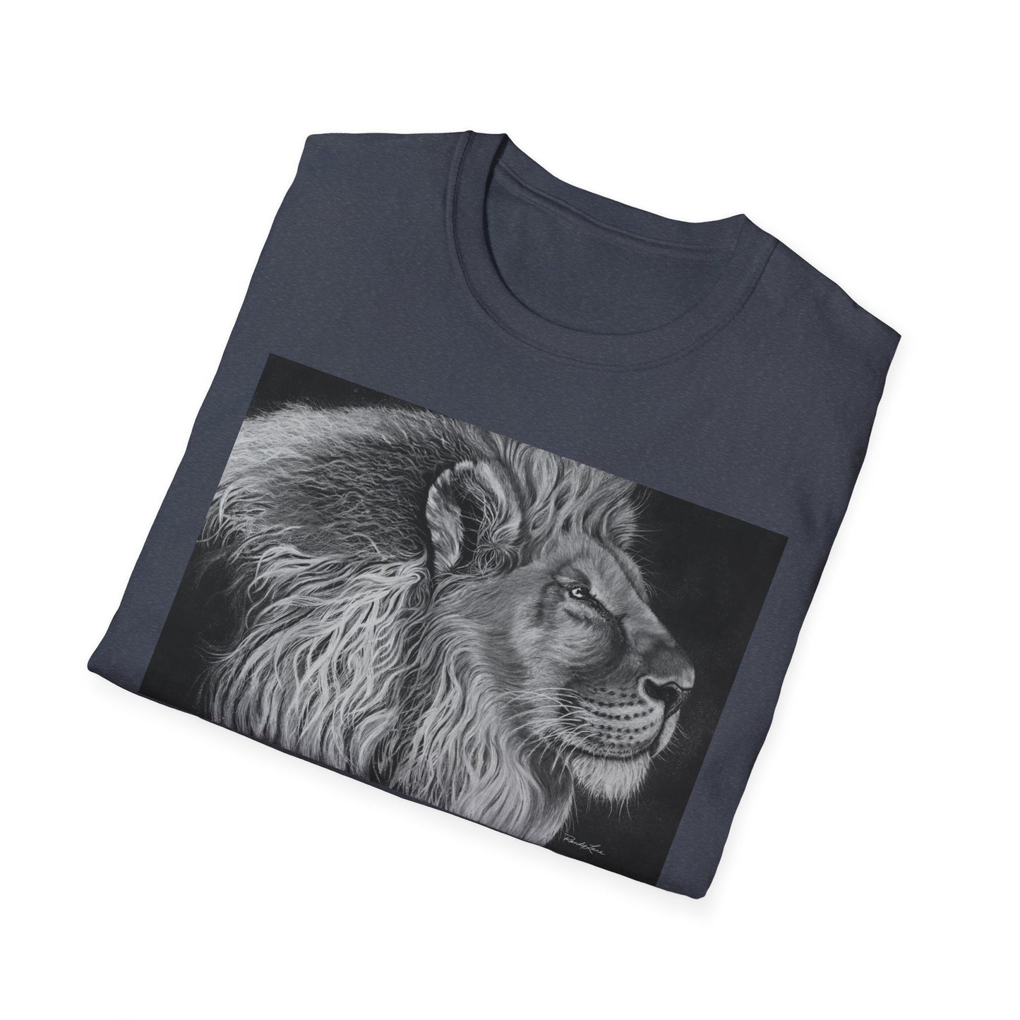 King of Cool, Lion Graphic Tee - Unisex Softstyle T-Shirt