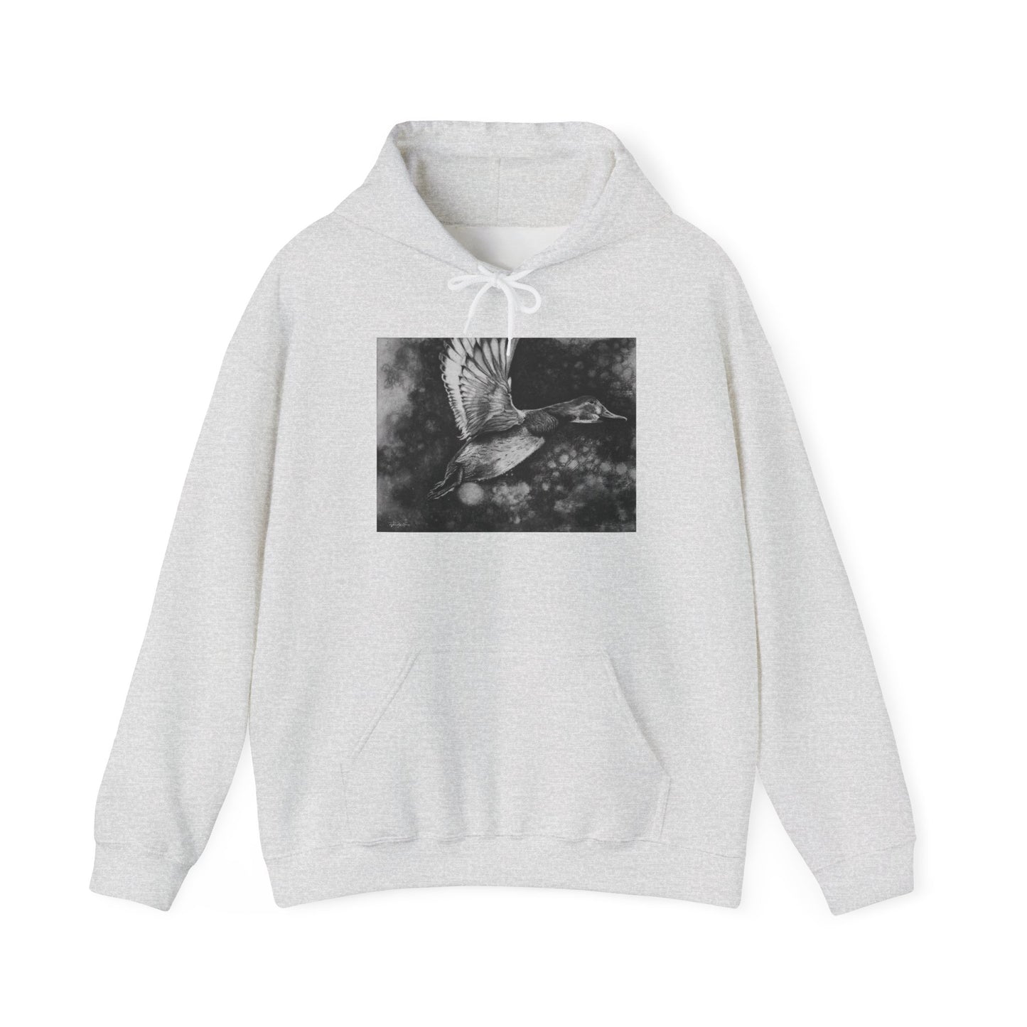 Flare, Flying Duck Unisex Hooded Sweatshirt