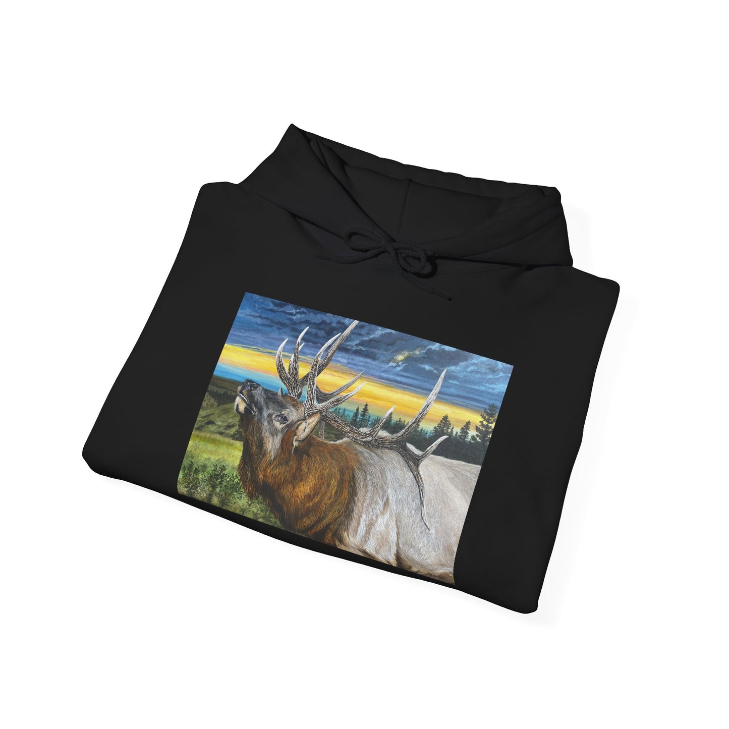 Sunset Serenade, Elk Unisex Hoodie