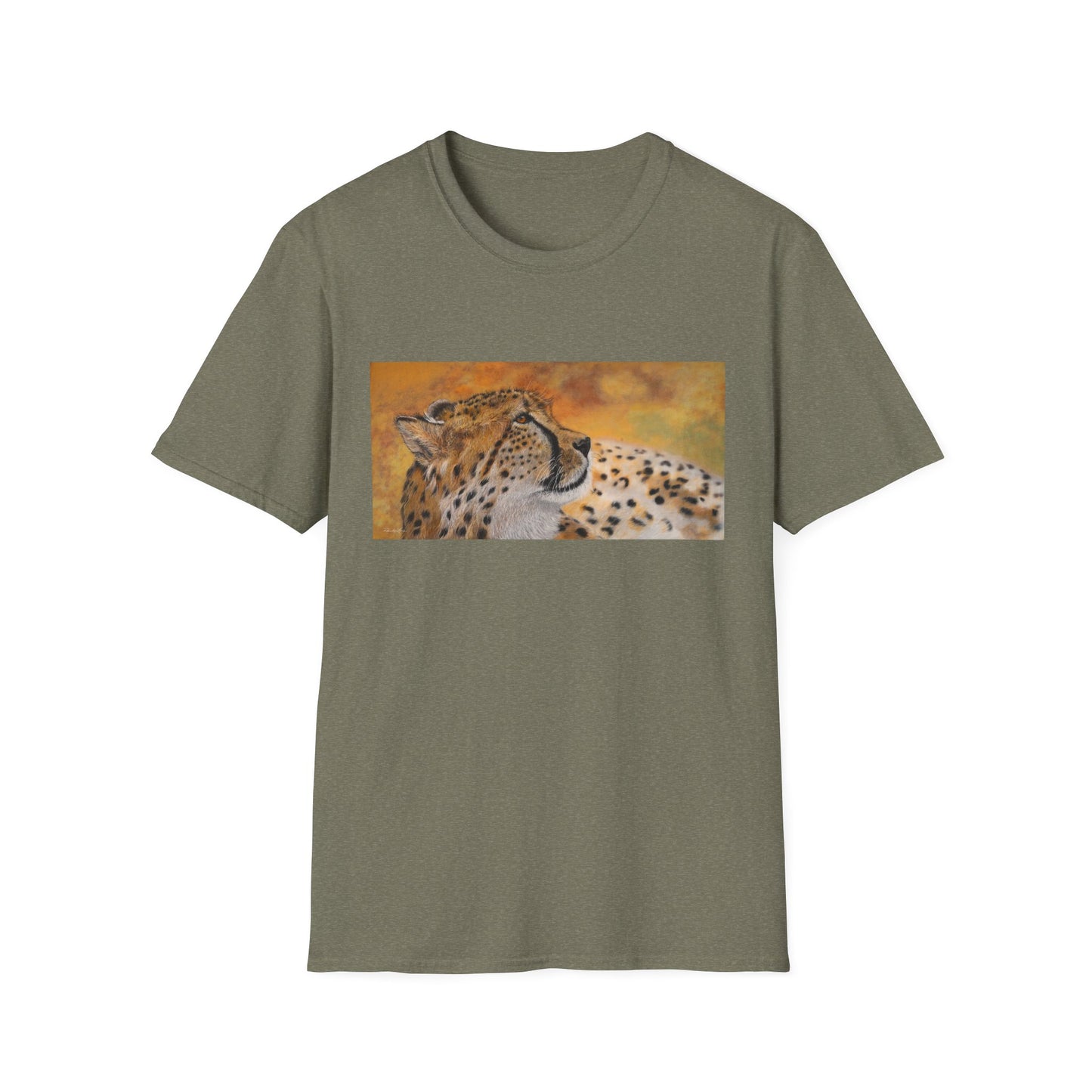 Cheetah Chill, Cheetah Unisex soft T-Shirt