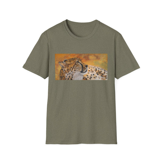 Cheetah Chill, Cheetah Unisex soft T-Shirt