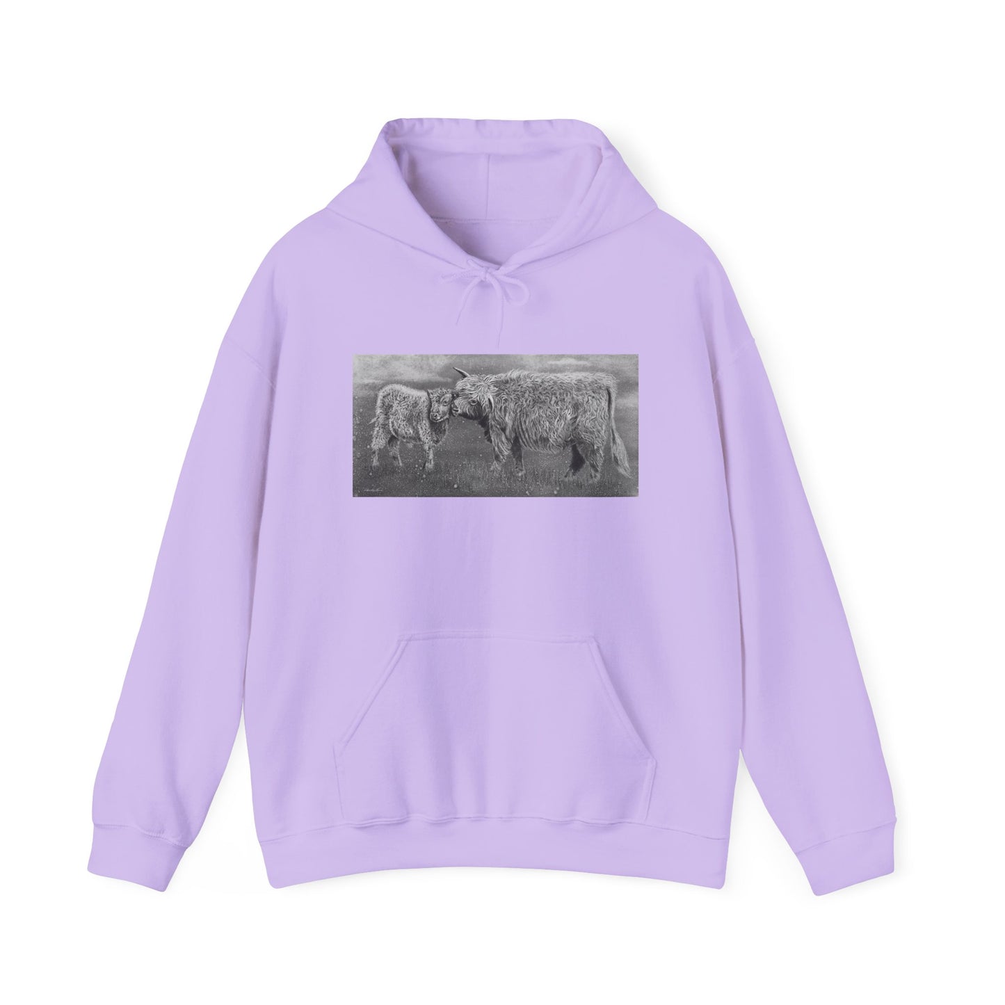 Highland Love, Hoodie, Cozy Unisex Sweatshirt