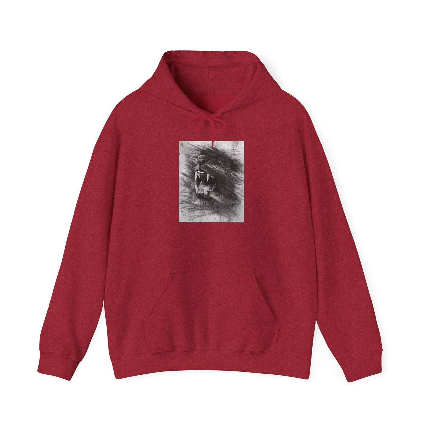 Let the Lion Roar, Lion Graphic Hoodie, Unisex Heavy Blend Hooded Sweatshirt