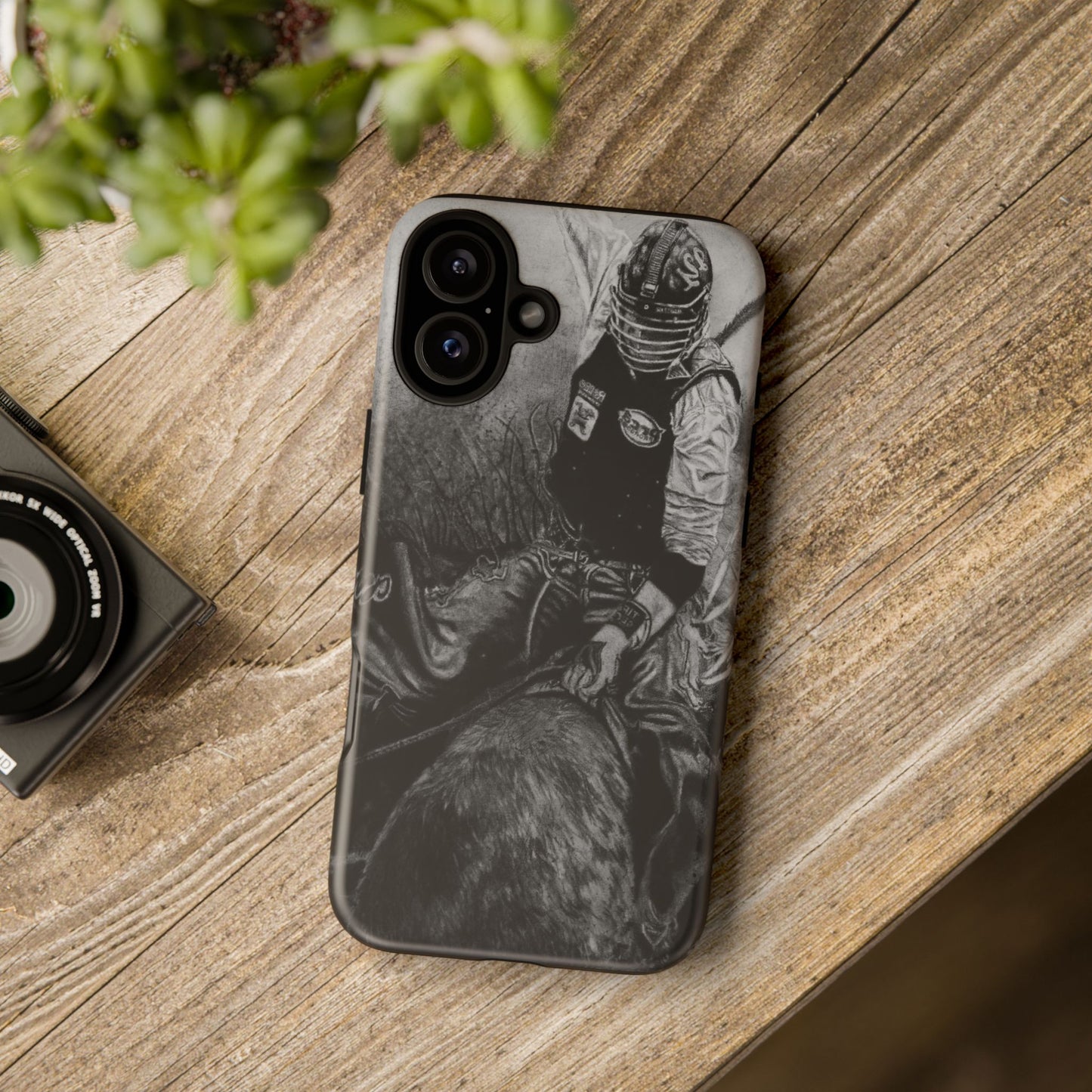 Gettin Frosty. Bull Rider Tough Cases: Durable Phone Case