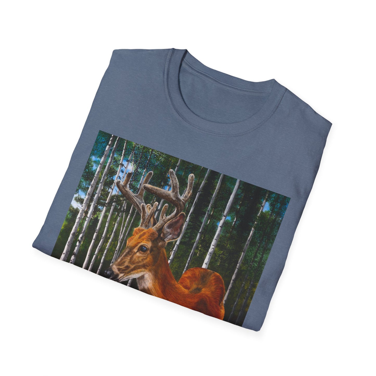 Velvet Crush, Deer Unisex Softstyle T-Shirt