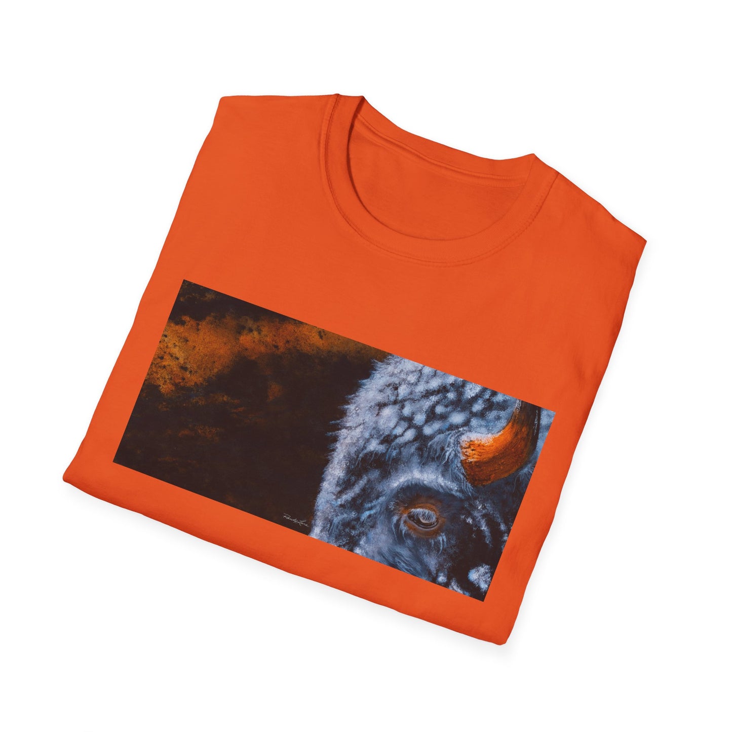 Storm Bison, Unisex Softstyle T-Shirt