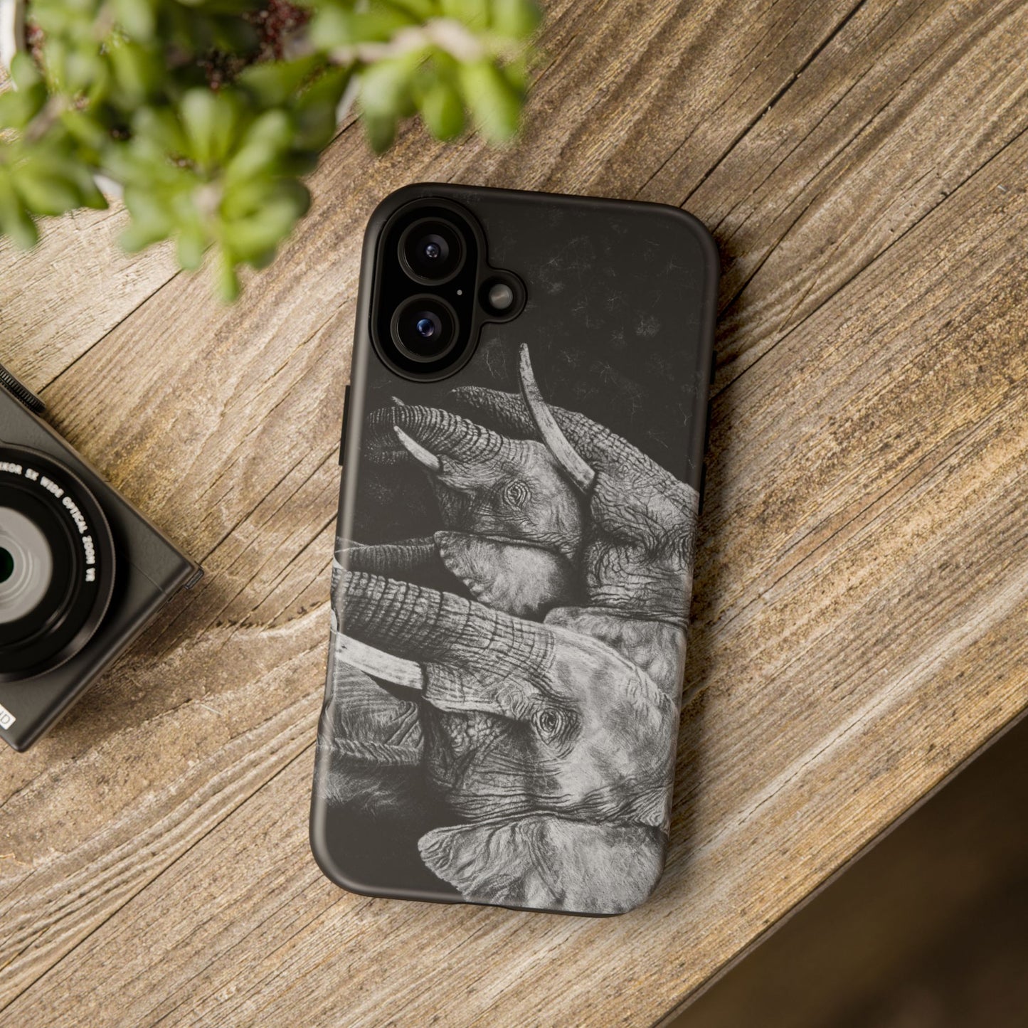 Brushland Bond. Elephant Art Tough Phone Case