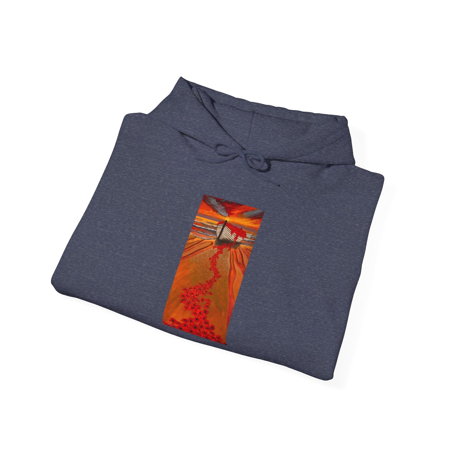 Grace Garden, Vibrant Sunset Graphic Hoodie, Unisex Hooded Sweatshirt
