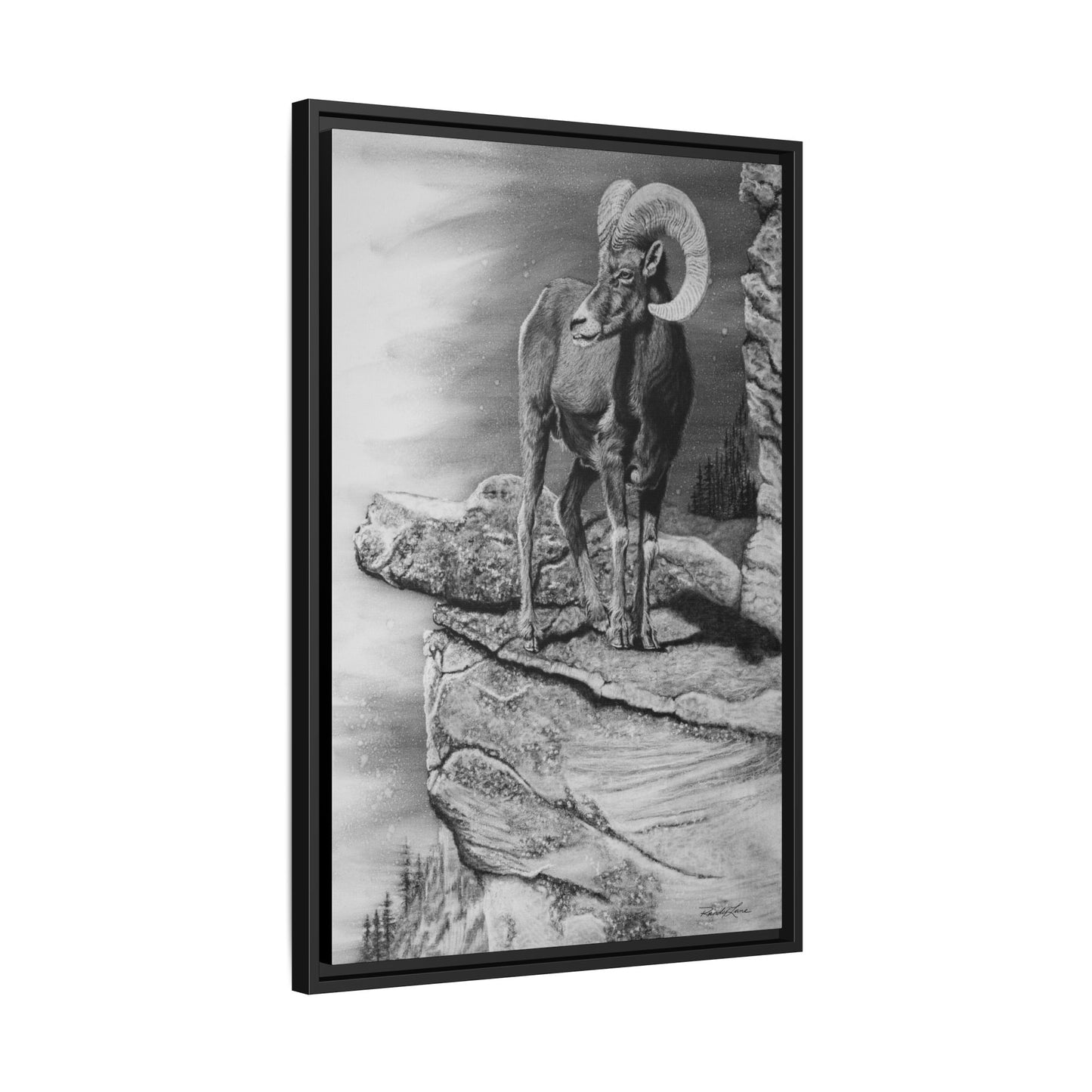 Legendary, Bighorn Sheep Framed Fine Art Print