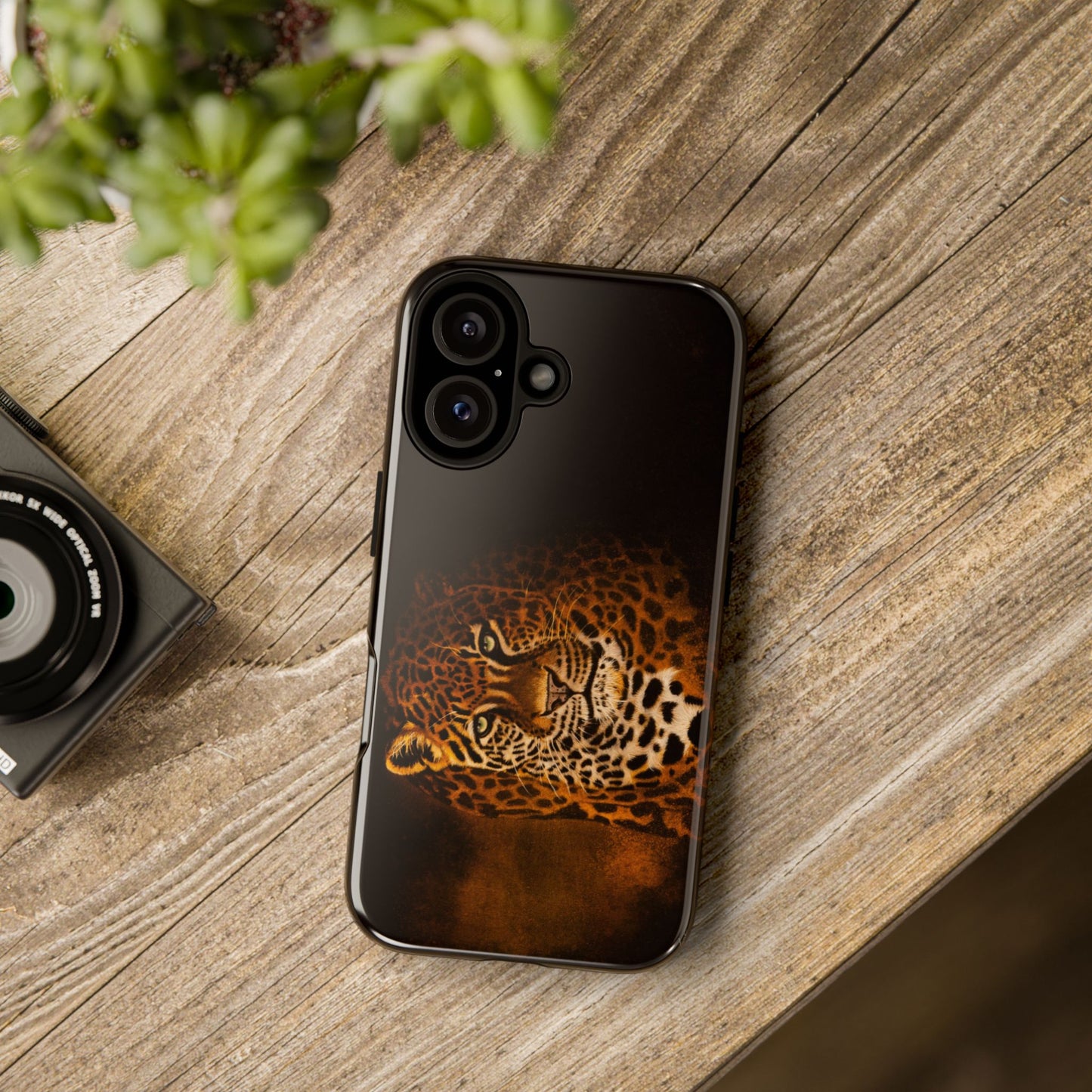 Shadow Hunter, Leopard Print Phone Case | Tough Cases
