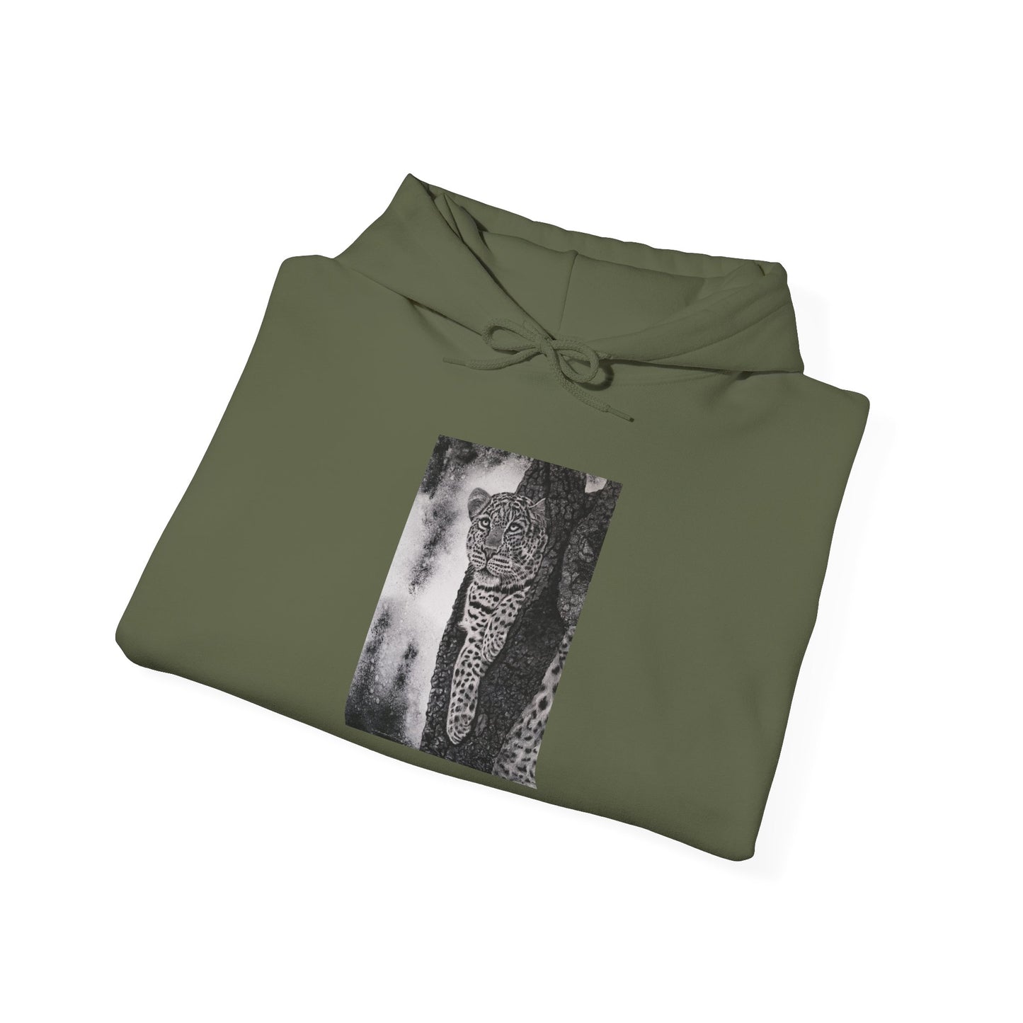 Tree Hugger, Leopard Hoodie
