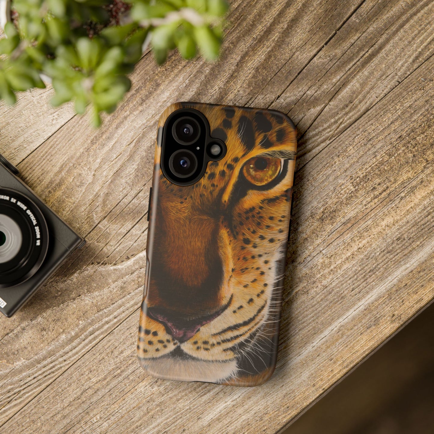 Windows to the Soul, Leopard Phone Case| Tough Cases