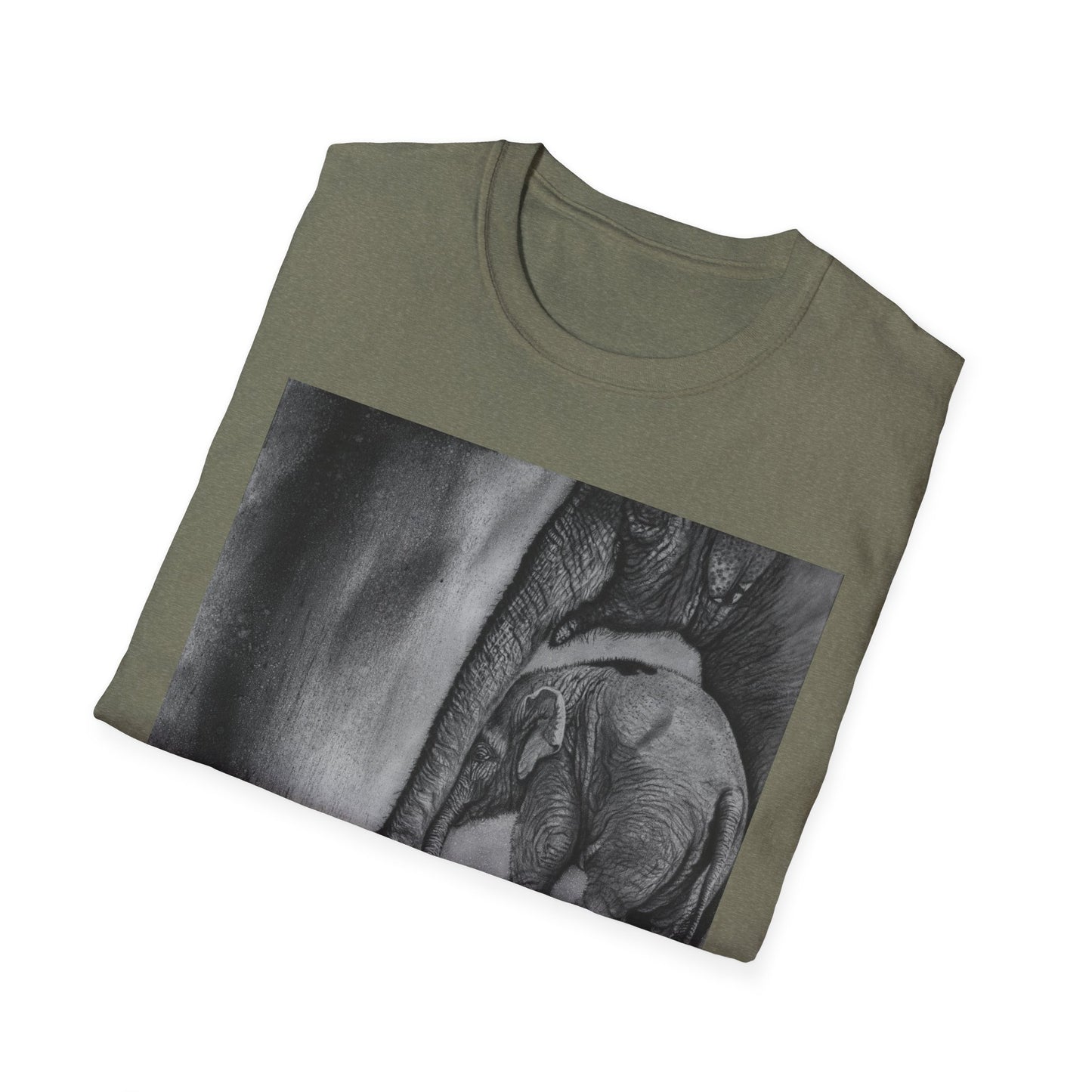 Trunks of Love, Elephant Unisex Softstyle T-Shirt